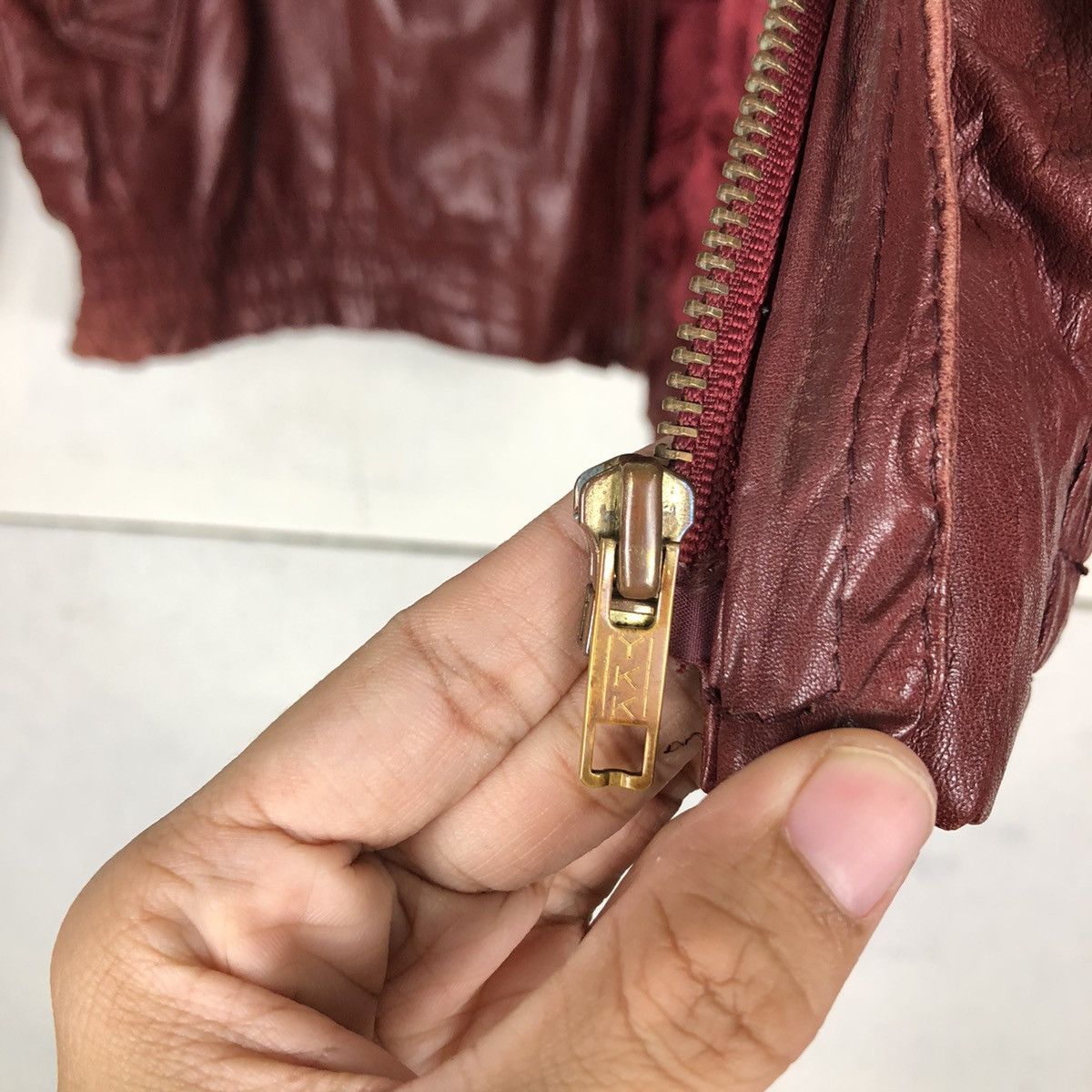 Japanese Brand 🔥Vintage Genuine Leather Biker Jacket Threemen Issey Miyake Size US M / EU 48-50 / 2 - 16 Thumbnail