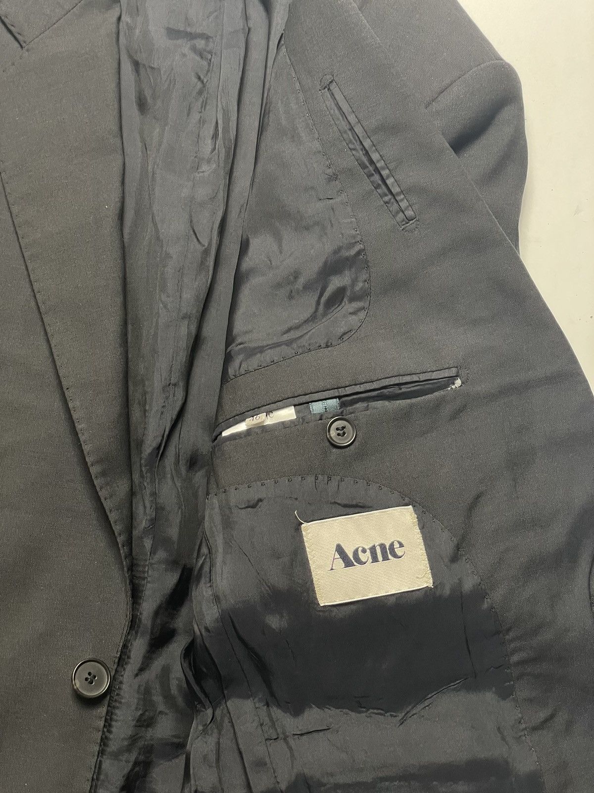 Acne Studios Acne Studios blazer suit black 46 Aktie jkt pw ss11 Size 46R - 2 Thumbnail