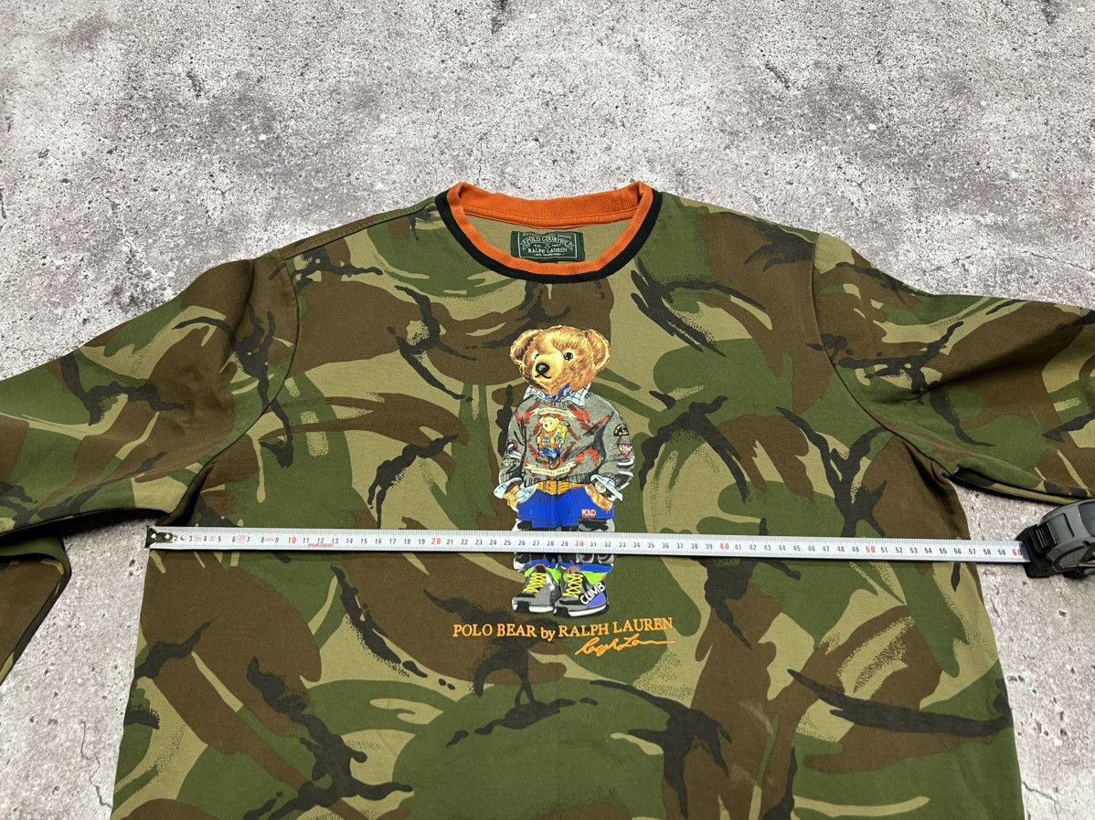 Polo Ralph Lauren Ralph Lauren Polo Bear Camo Sweatshirt Big Logo Sz L Size US L / EU 52-54 / 3 - 10 Thumbnail