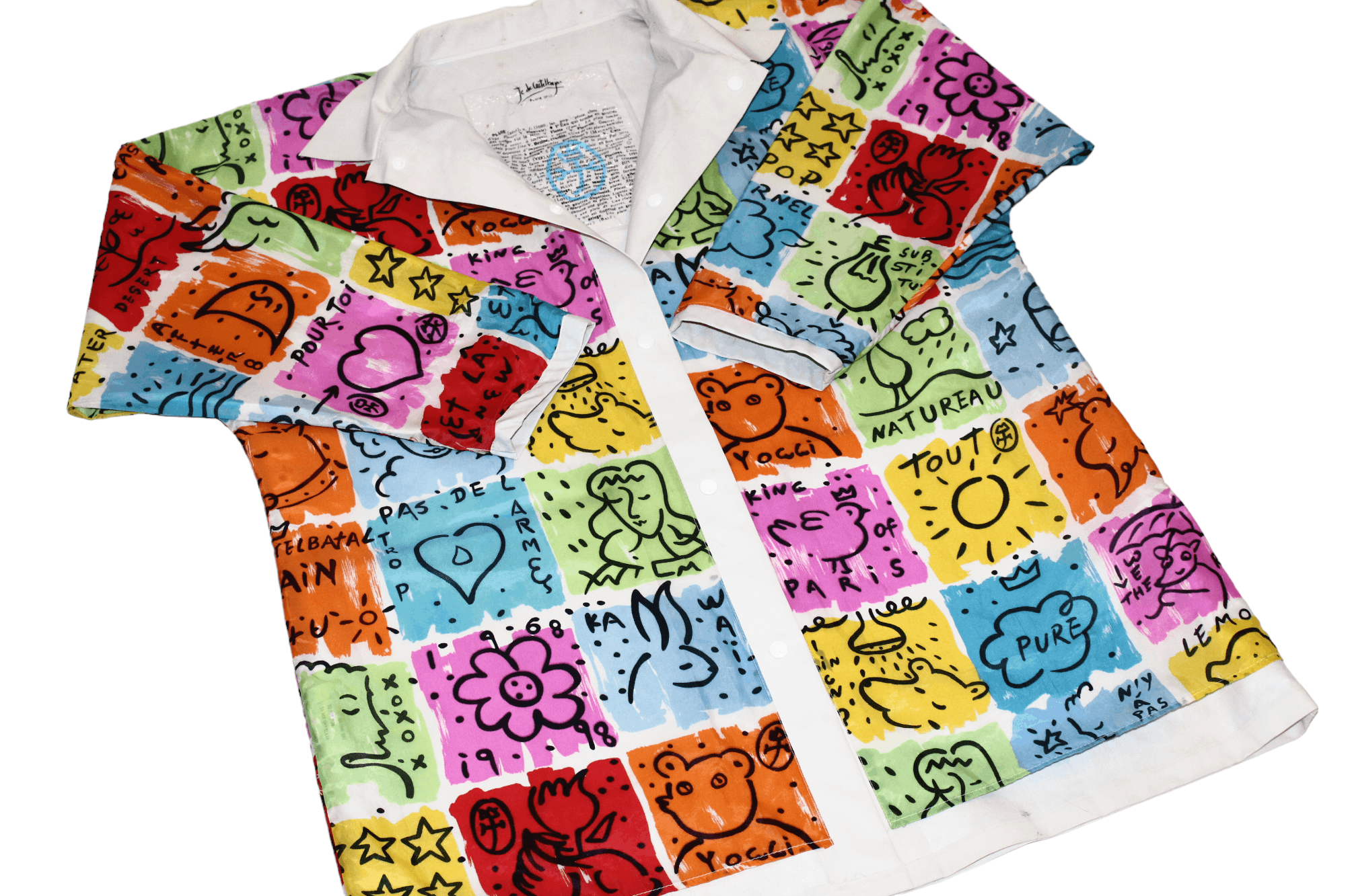 Jean Charles De Castelbajac 💥Jean Charles De Castelbajac Pluie PVC Reversible Raincoat Size US L / EU 52-54 / 3 - 4 Thumbnail