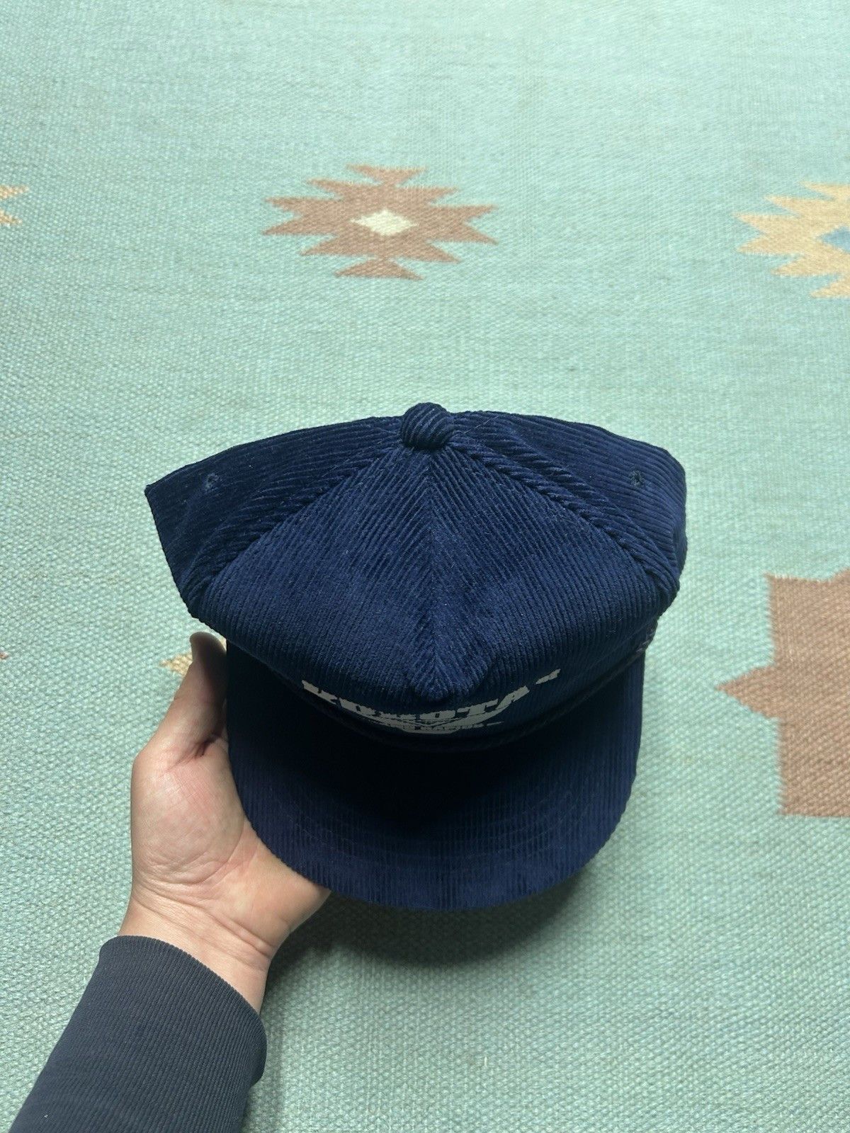 Vintage Vtg hat corduroy Kubota of Grand Rapids Michigan tractor Size ONE SIZE - 3 Thumbnail