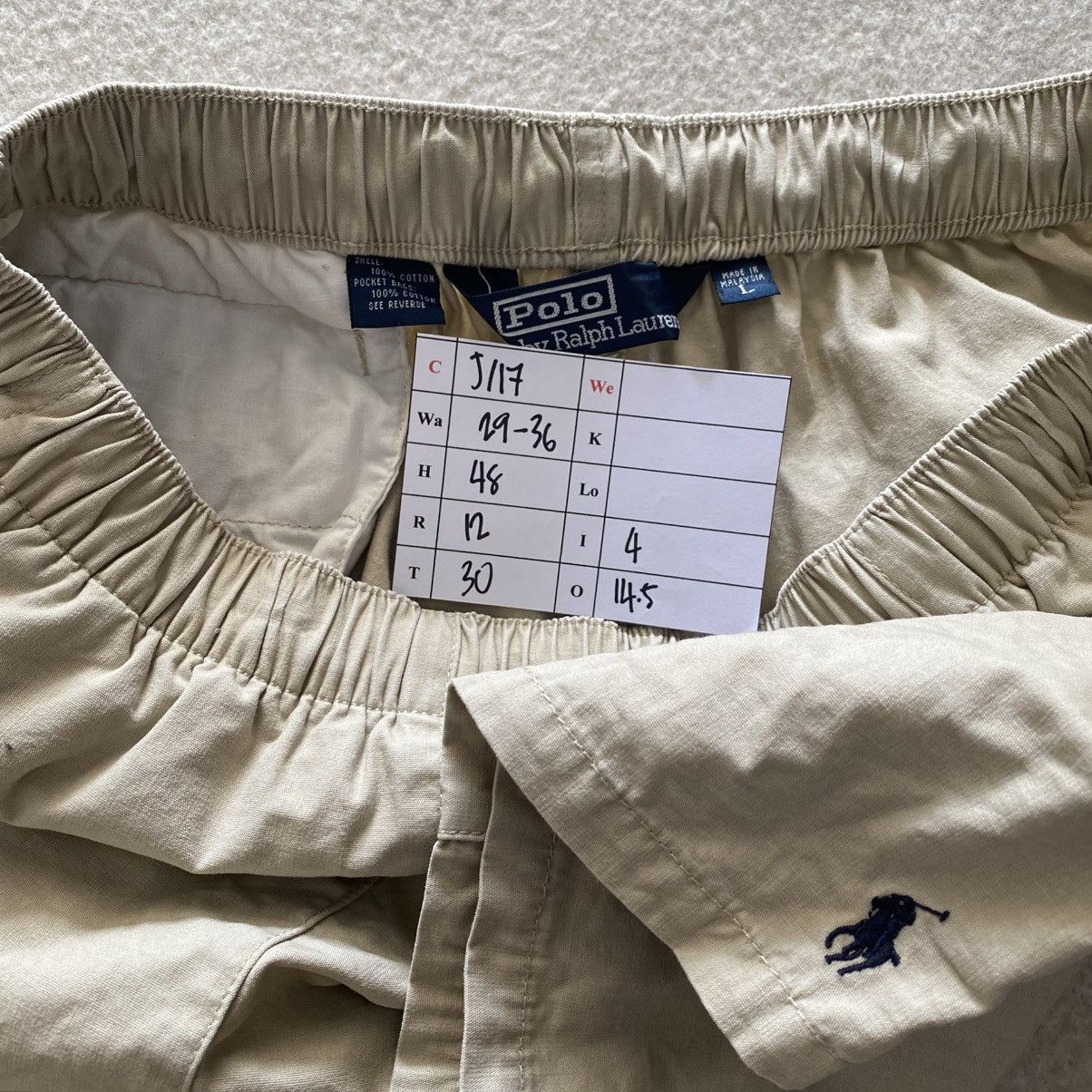 Polo Ralph Lauren Vintage 90's Polo Pony Ralph Lauren Shortpants Size LARGE Size 36" / US 14 / IT 50 - 5 Thumbnail