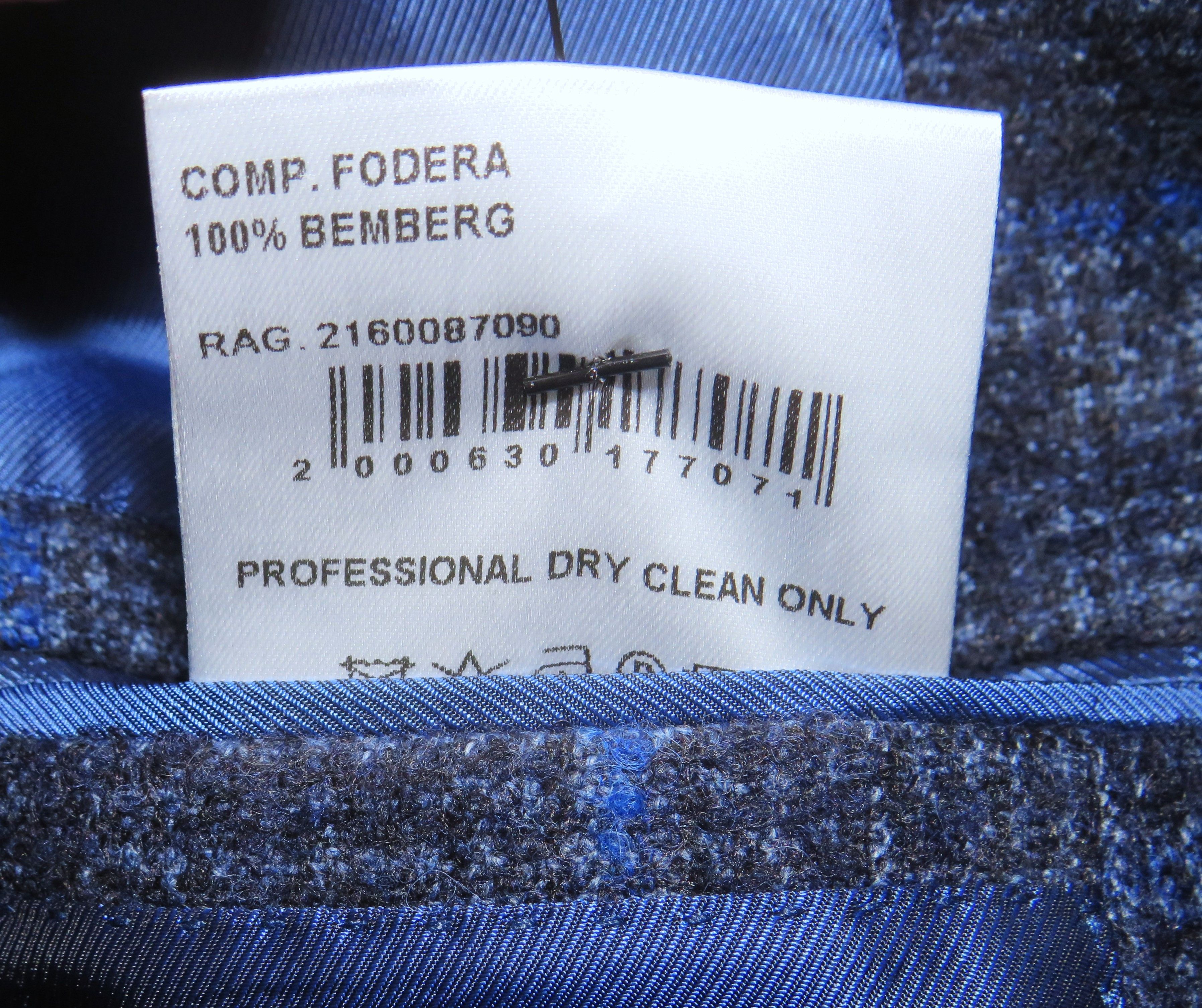 Cesare Attolini Handmade Alpaca Blend Gray & Blue Plaid Flannel Blazer 40R Size 40R - 14 Thumbnail