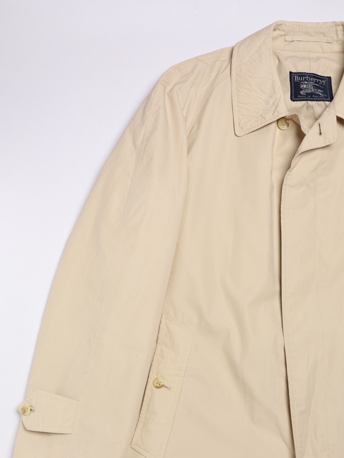 Burberry Burberry Vintage Beige Trench Coat 52 size Jacket Size US L / EU 52-54 / 3 - 4 Thumbnail