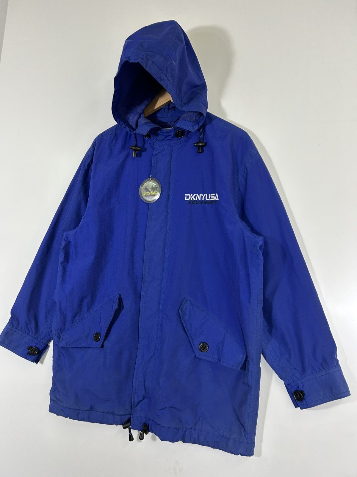DKNY ⚡️Vintage DKNY USA Hoodie Zipper Jacket Size US S / EU 44-46 / 1 - 3 Thumbnail
