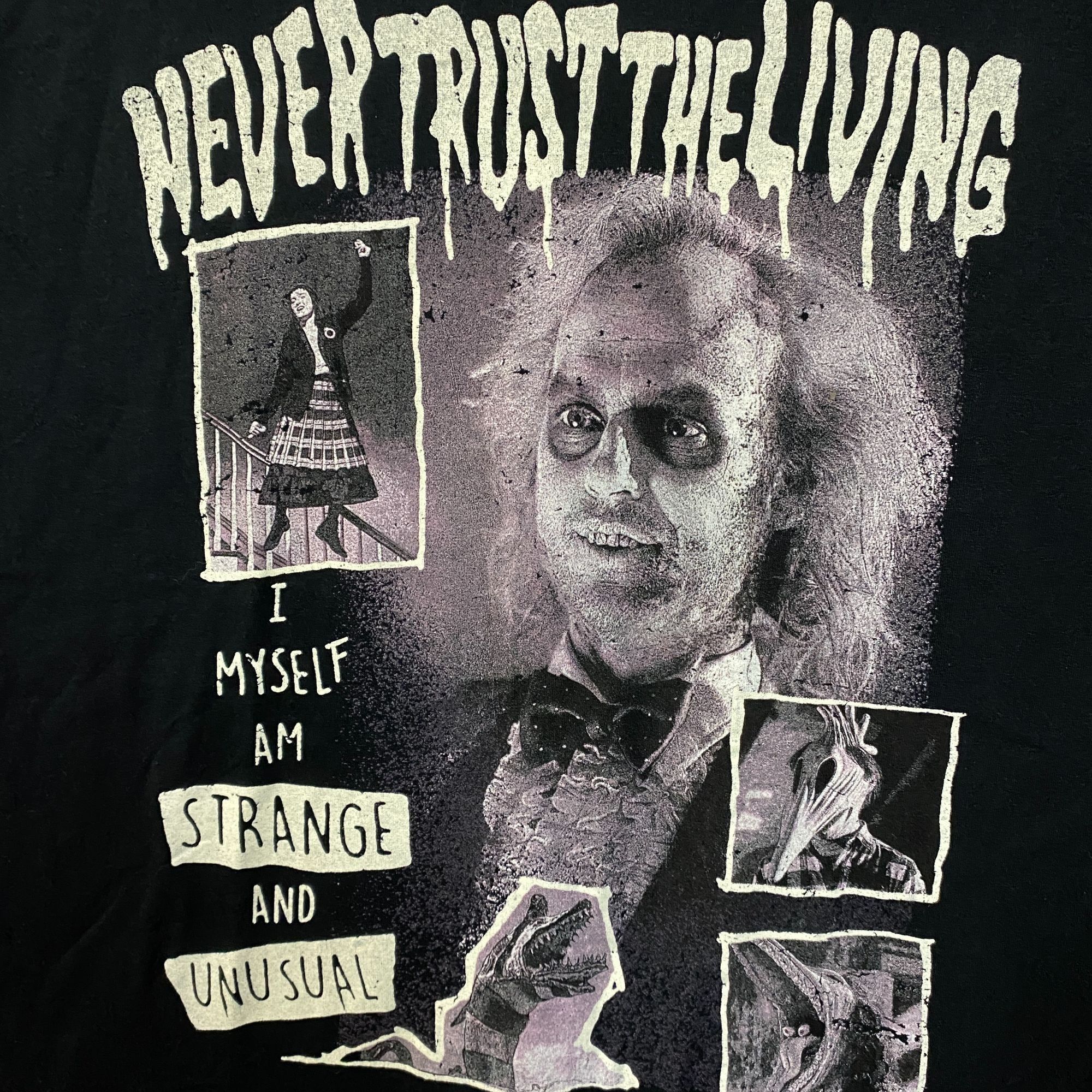 Ripple Junction Beetlejuice Never Trust the Living T-Shirt Size Extra Large Size US XL / EU 56 / 4 - 2 Thumbnail