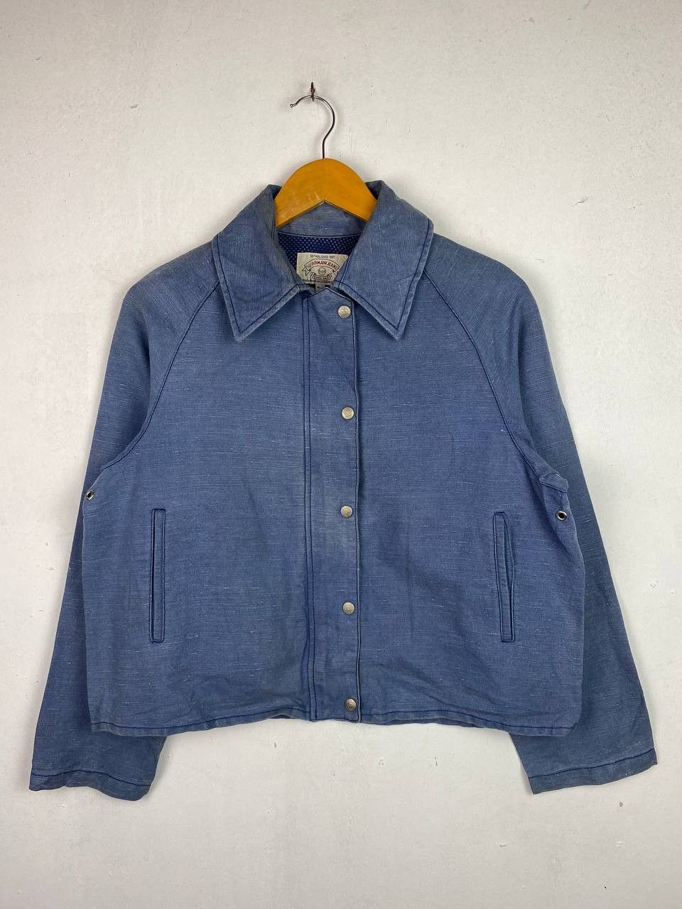 vintage armani jeans denim jacket made in italy