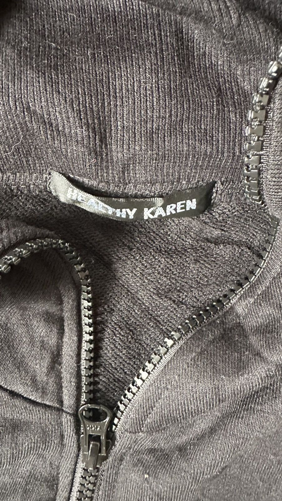 Japanese Brand HEALTY KAREN ZIPPED HOODIE LIKE HYSTERIC GLAMOUR Size US S / EU 44-46 / 1 - 8 Thumbnail