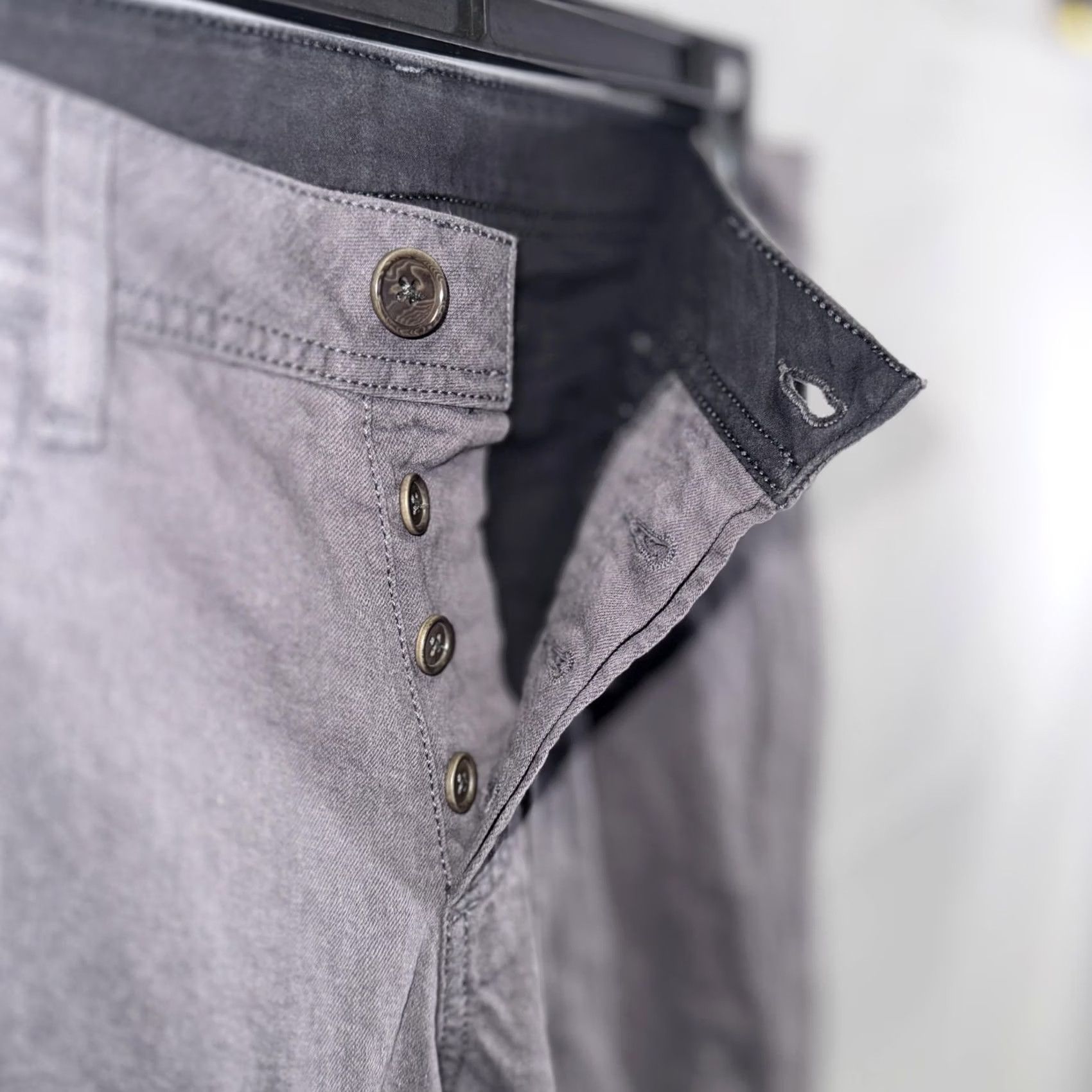 James Perse James Perse Pants Mens 30 Cotton Metal Twill 5 Pocket Buttonfly Italian Fabric Chino Gray 5-pocket Mens Size US 30 / EU 46 - 3 Thumbnail