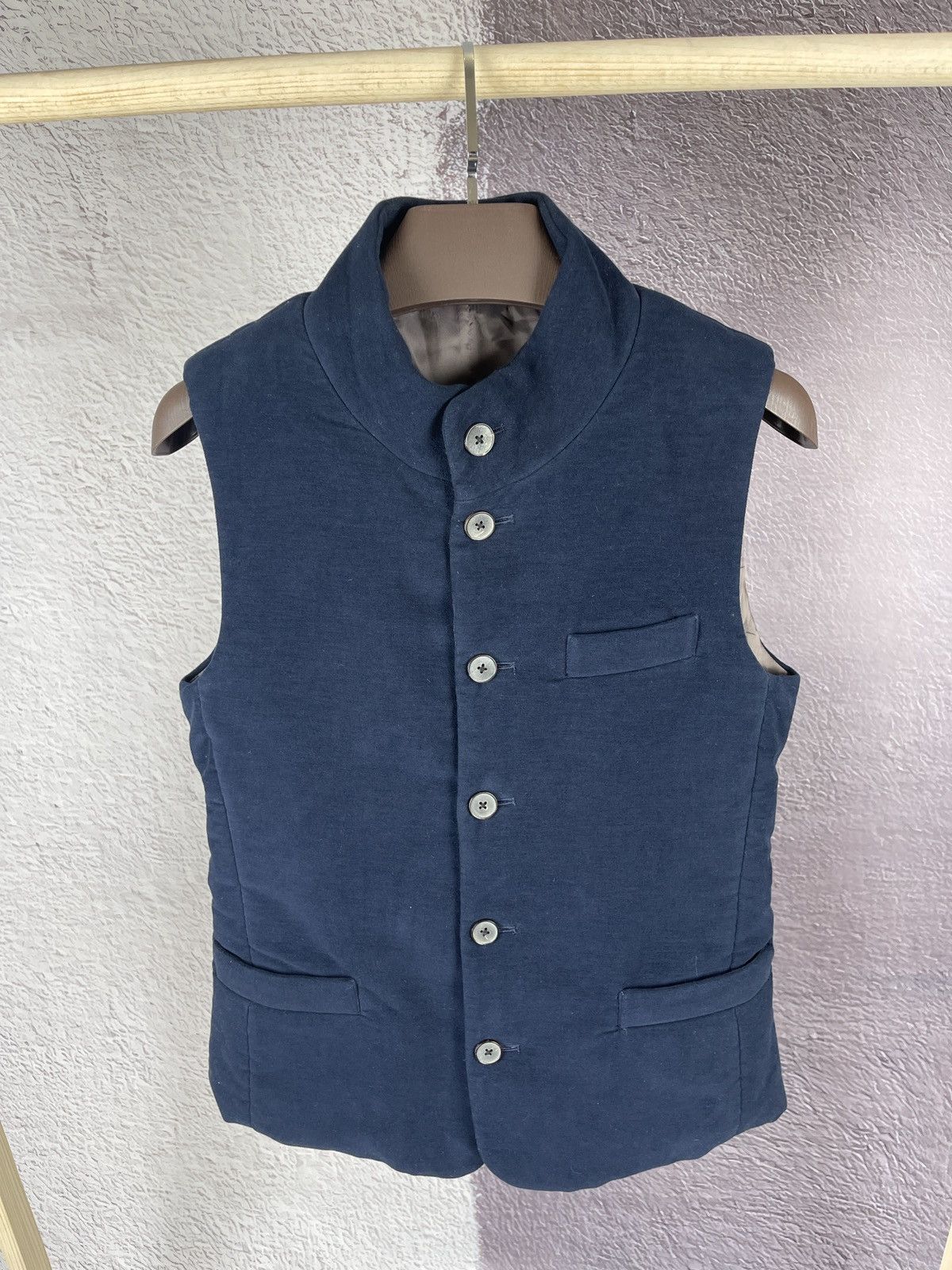 Suitsupply SUITSUPPLY Vest Subalpino Padded Waistcoat cotton Gilet Suit Size US S / EU 44-46 / 1 - 2 Thumbnail