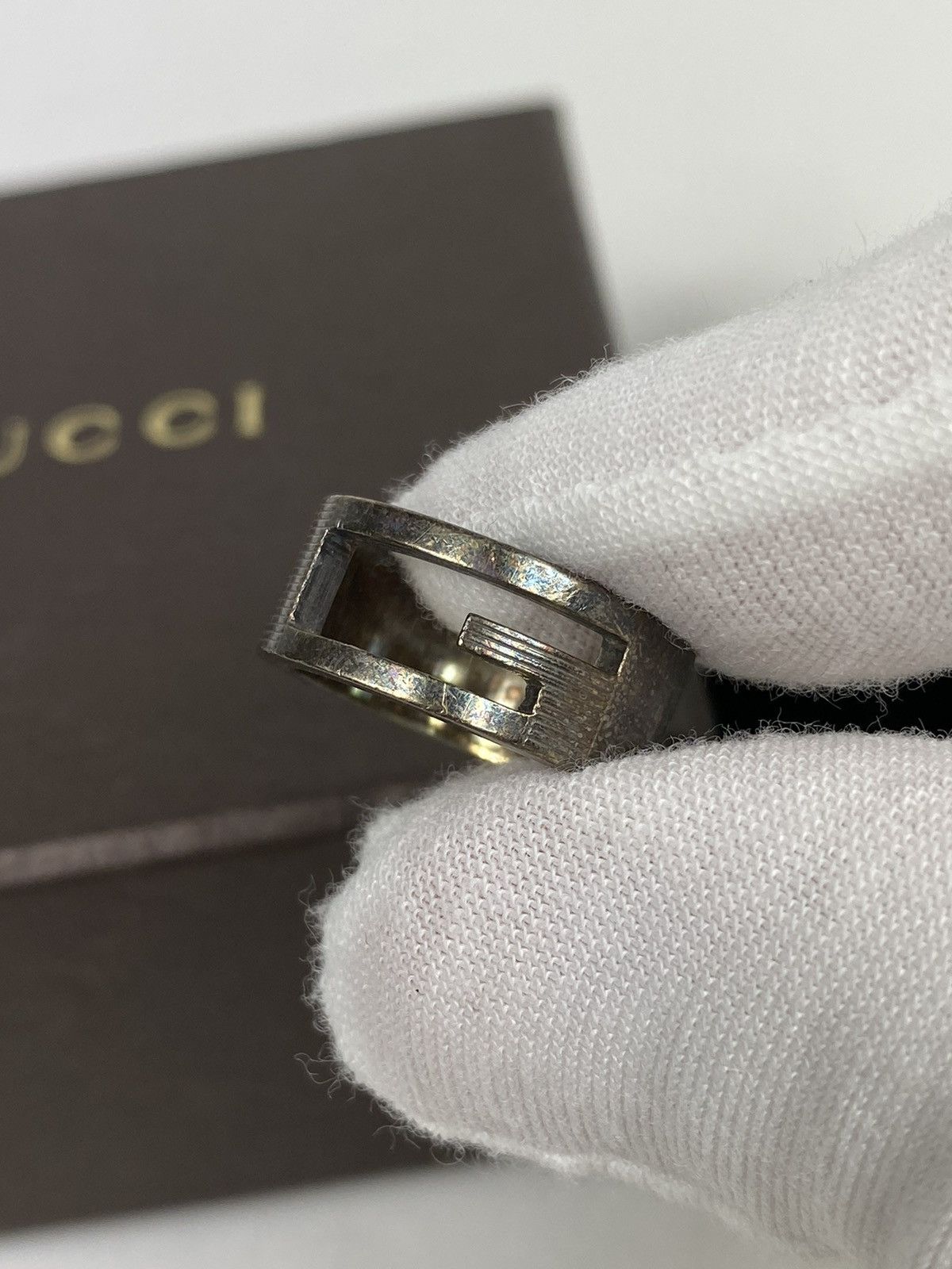 Gucci Gucci .925 Silver G Ring Size IT 9 Size ONE SIZE - 3 Thumbnail
