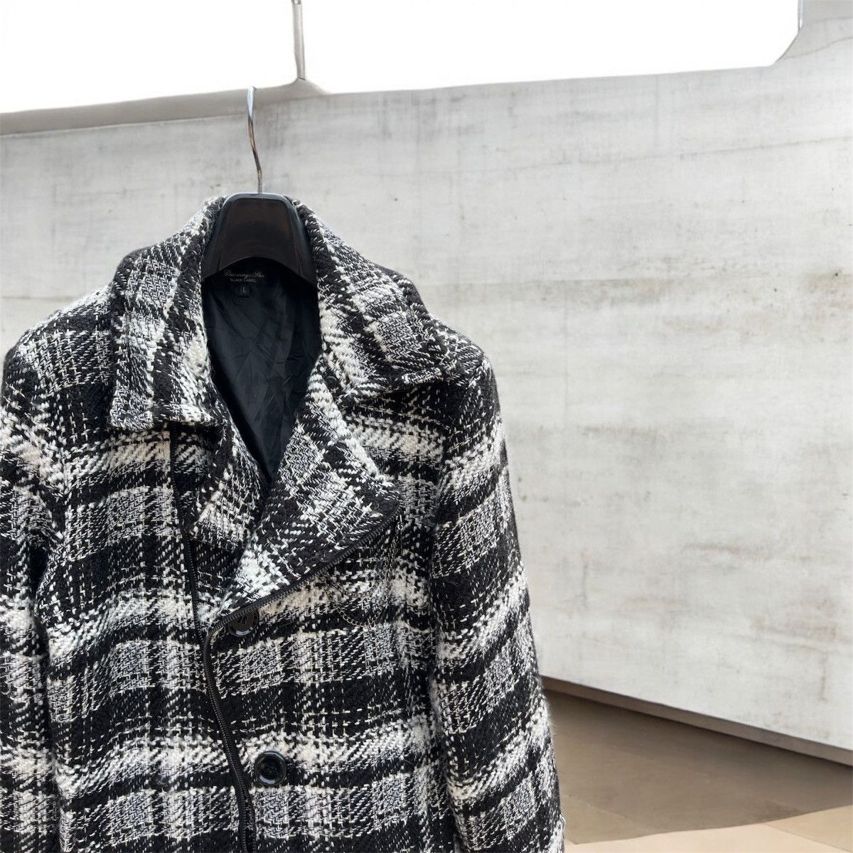 BERNINGS SHO Bernings Sho white plaid tweed jacket Size US M / EU 48-50 / 2 - 3 Thumbnail