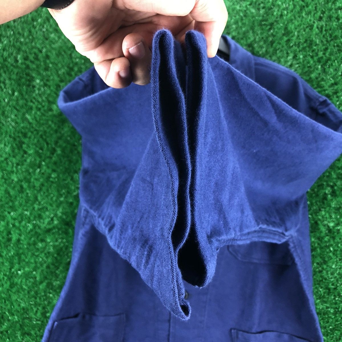 Le Laboureur Vintage 70's Europe Workwear Chore Jacket Indigo Blue Size US XL / EU 56 / 4 - 8 Thumbnail