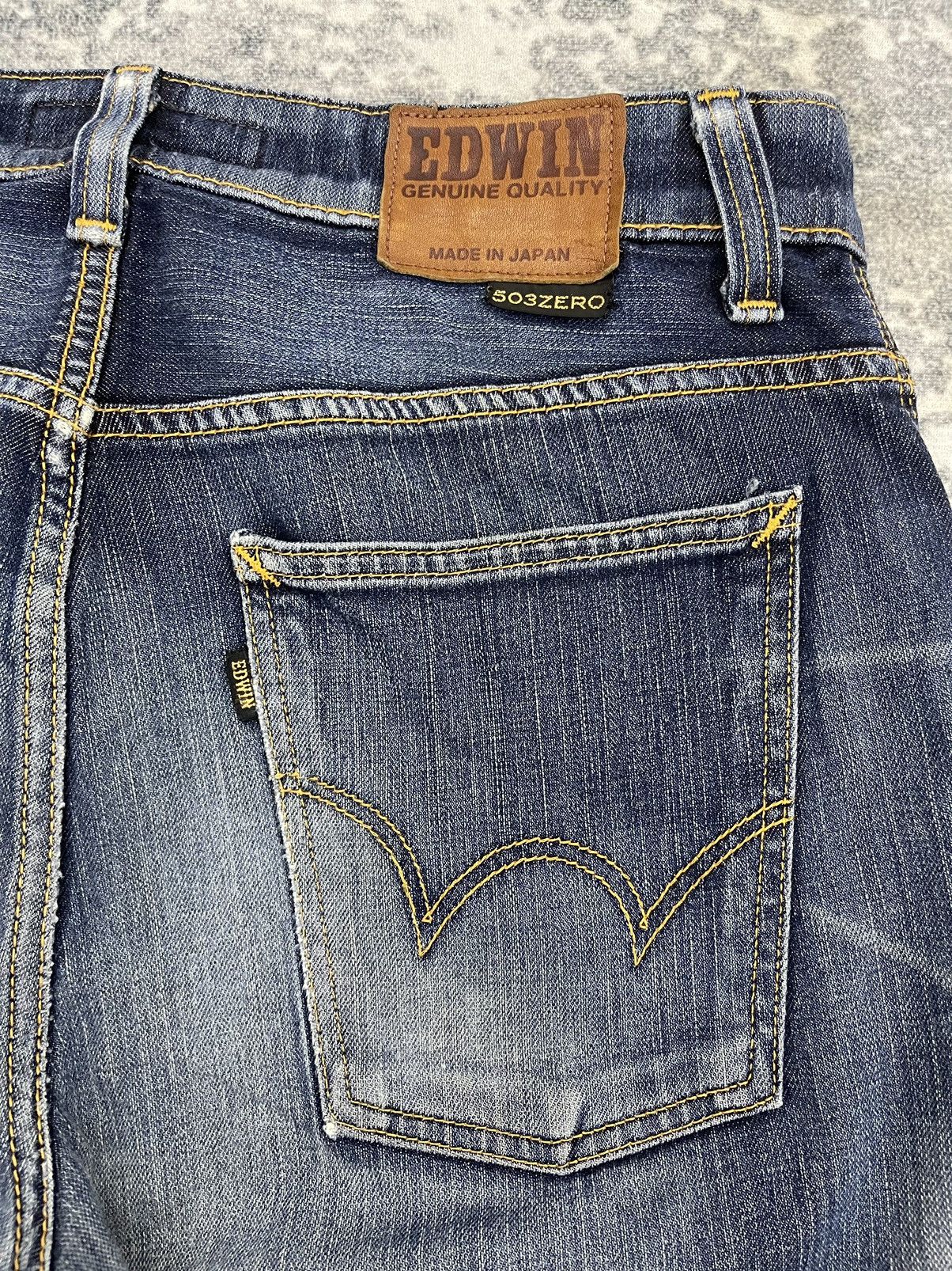 Edwin Edwin 503 Zero Relax Denim Size US 32 / EU 48 - 11 Thumbnail