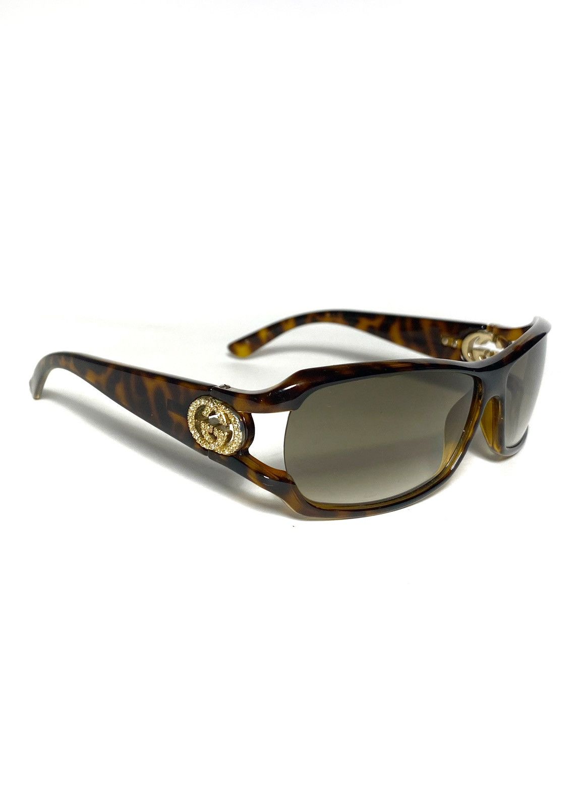 Gucci Diamonds Logo GG Vintage Gucci Sunglasses Size ONE SIZE - 5 Thumbnail