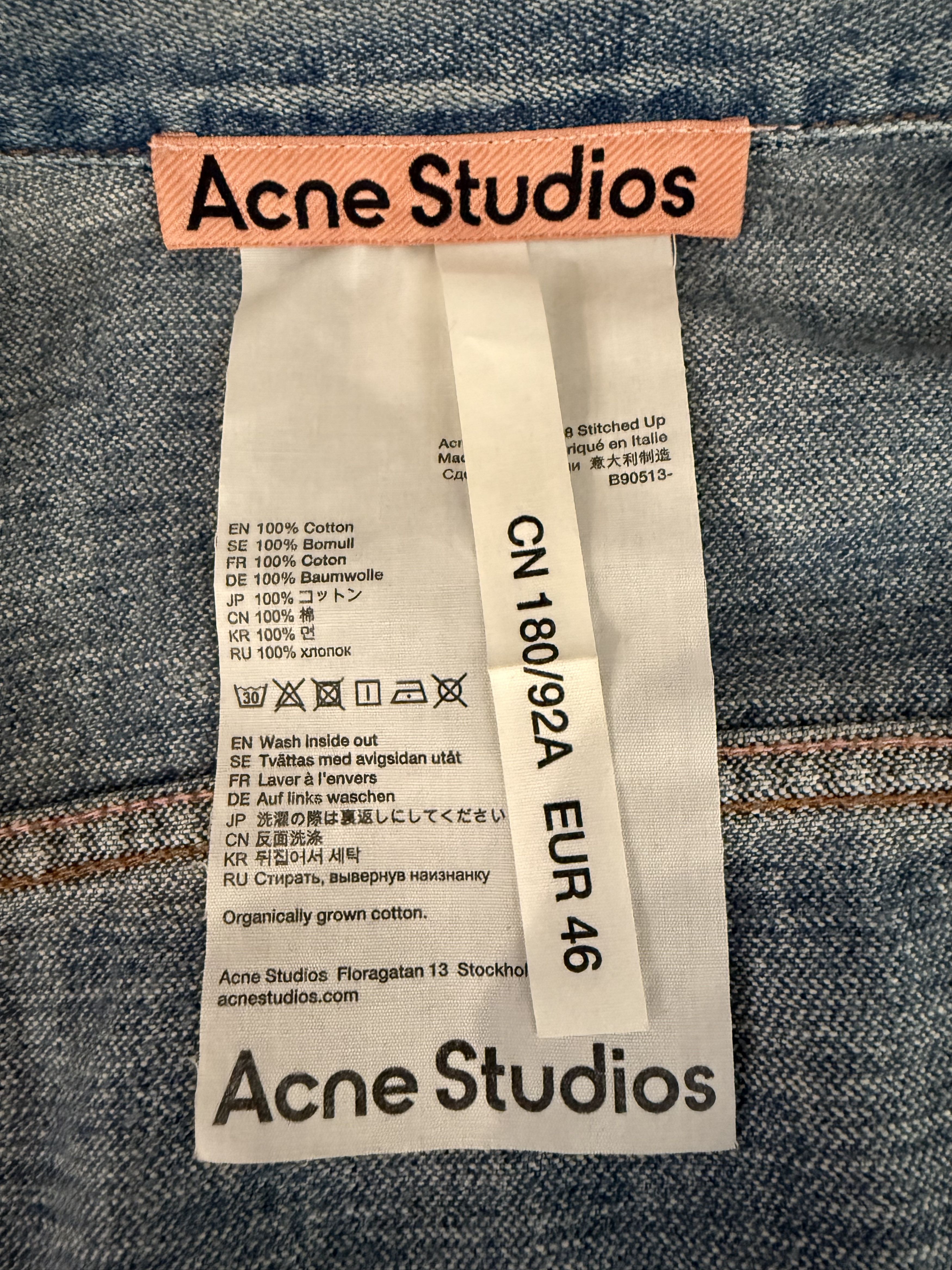 Acne Studios Men’s ACNE Denim Jacket Size US S / EU 44-46 / 1 - 3 Thumbnail