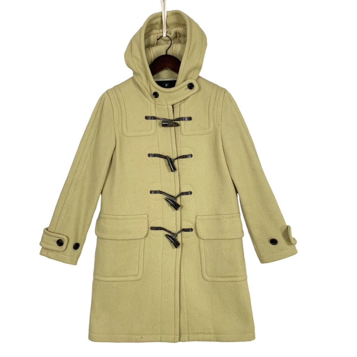 Vintage Ined by Yohji Yamamoto Wool Duffle Hoodie Coat SizeM