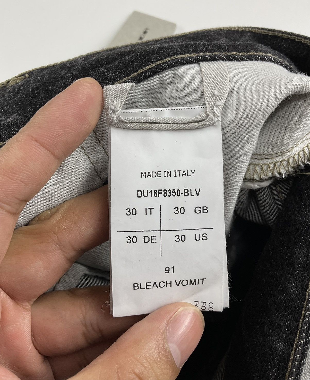 Rick Owens Rick Owens Detroit Cut Bleach Vomit Denim Size US 30 / EU 46 - 12 Thumbnail