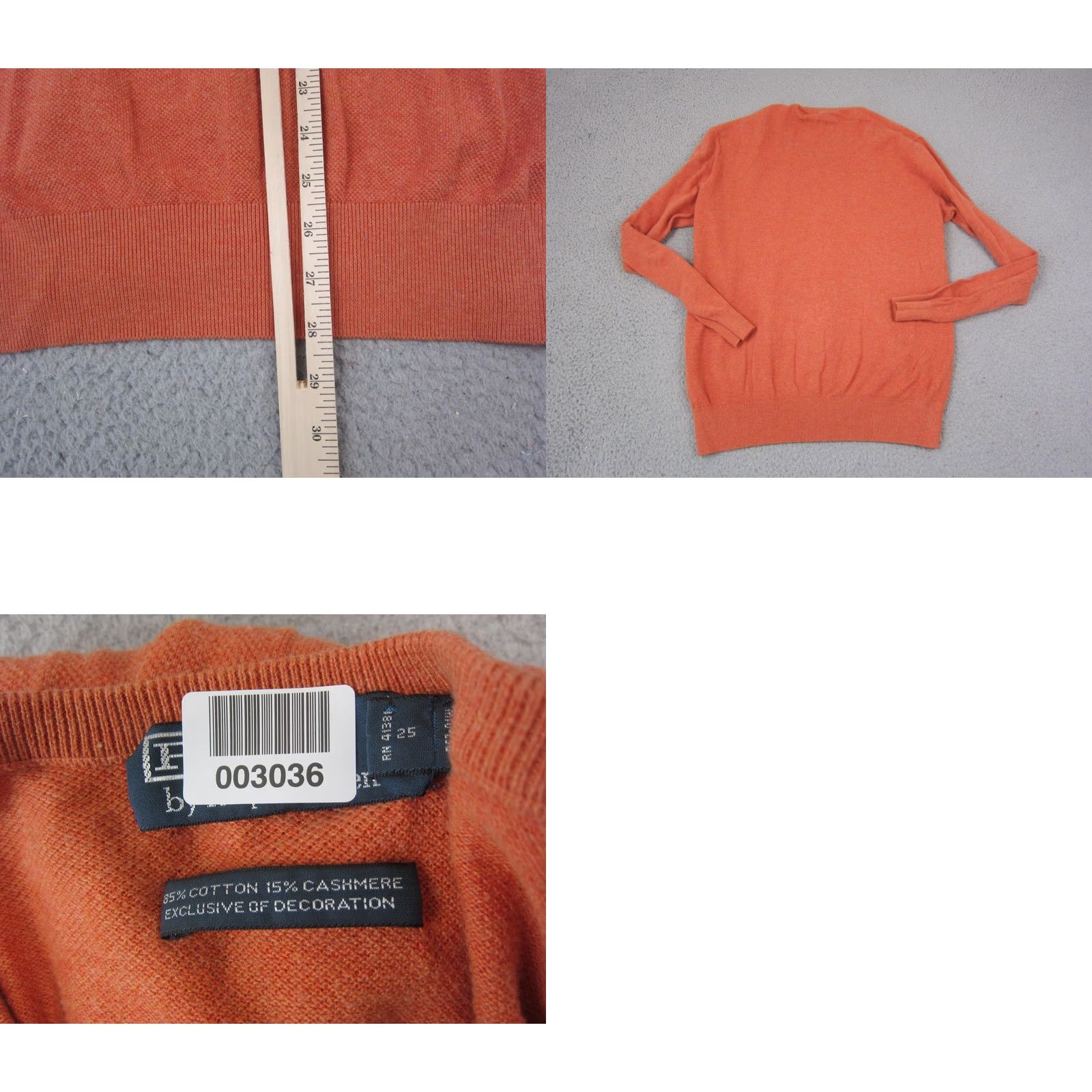 Polo Ralph Lauren Polo Ralph Lauren Sweater Mens L Orange Cotton Cashmere Pullover Knit Mock Neck Logo Pullover Knit Vintage: No Regular Fit Winter Casual Mens Size US L / EU 52-54 / 3 - 8 Thumbnail