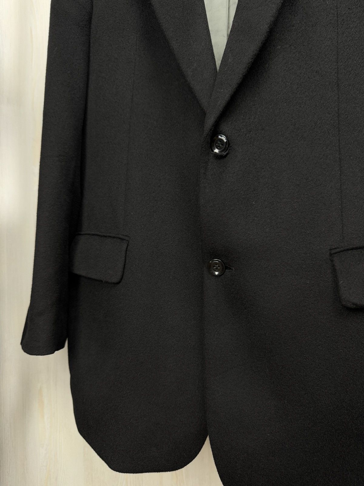 Other Barutti Mario Barutti black pure cashmere 2 button blazer Size 44R - 6 Thumbnail