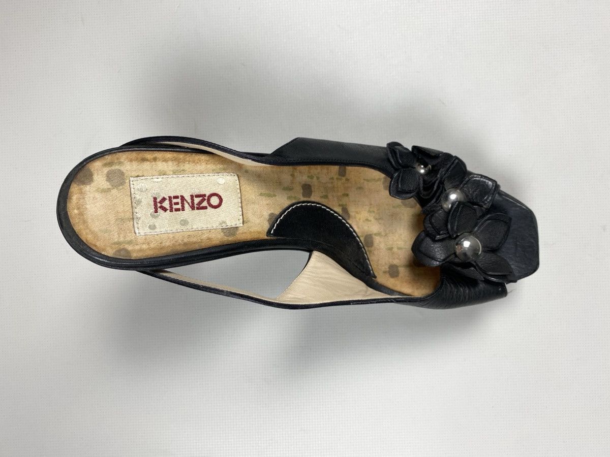 Kenzo × Vintage Kenzo vintage ladies leather heels size 39 Size US 8.5 / IT 38.5 - 18 Thumbnail