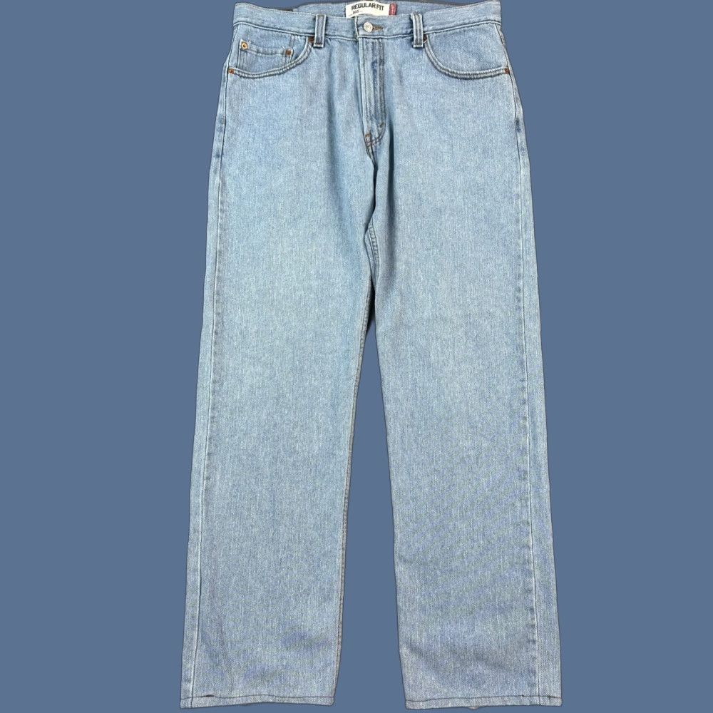 Levi's VINTAGE Levi's 505 Jeans Mens 36x36 36x33 Light Wash Regular Straight Fit Y2K Jeans Mens Size US 36 / EU 52 - 1 Thumbnail