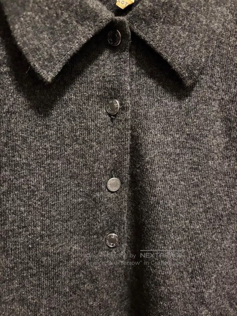 Hermes Hermes Cashmere Short Sleeve Polo Knit Shirt Size S / US 4 / IT 40 - 2 Thumbnail