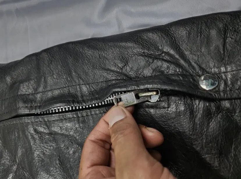 Cowboy Equipment × Genuine Leather × Vintage Vintage Cowboy Leather Pants Universal Rider Size US 34 / EU 50 - 4 Thumbnail