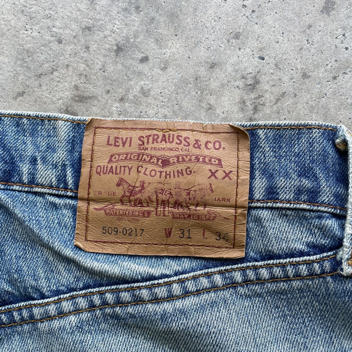 Levi's Vintage Clothing W30x35💥 Vintage Levi’s Rusty Wash Faded Jeans Denim Pants Size US 30 / EU 46 - 11 Thumbnail