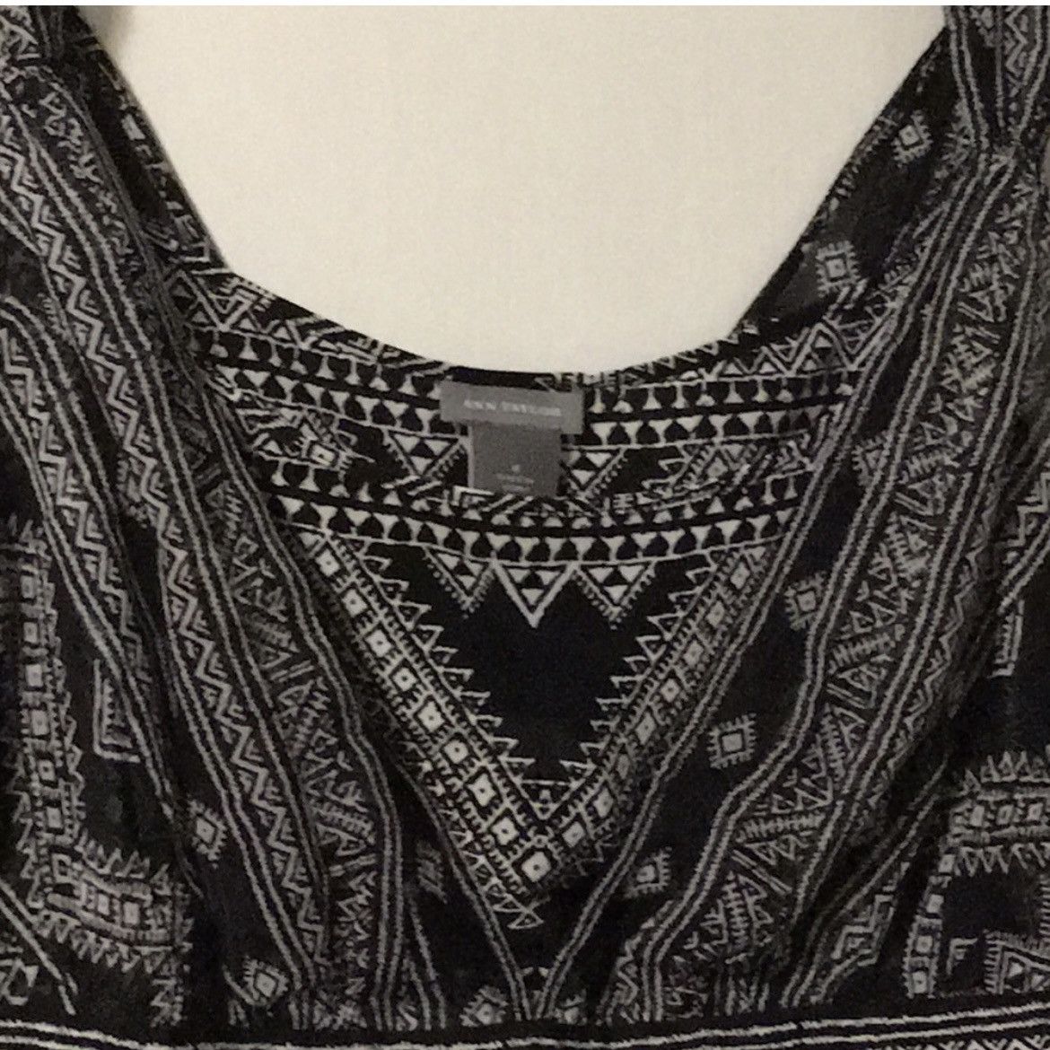 Ann Taylor Ann Taylor Black and White Blouse Size M / US 6-8 / IT 42-44 - 2 Thumbnail