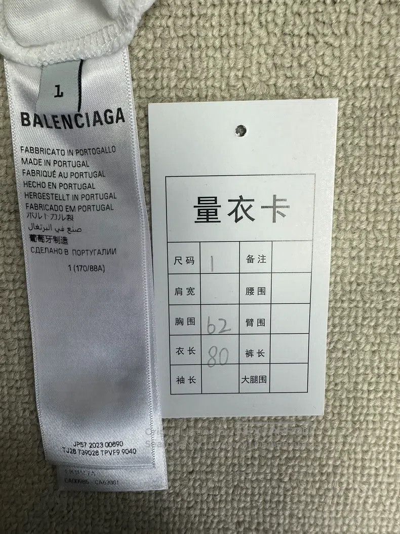 Balenciaga Balenciaga Letter-printed crewneck T-shirt Size US S / EU 44-46 / 1 - 5 Thumbnail