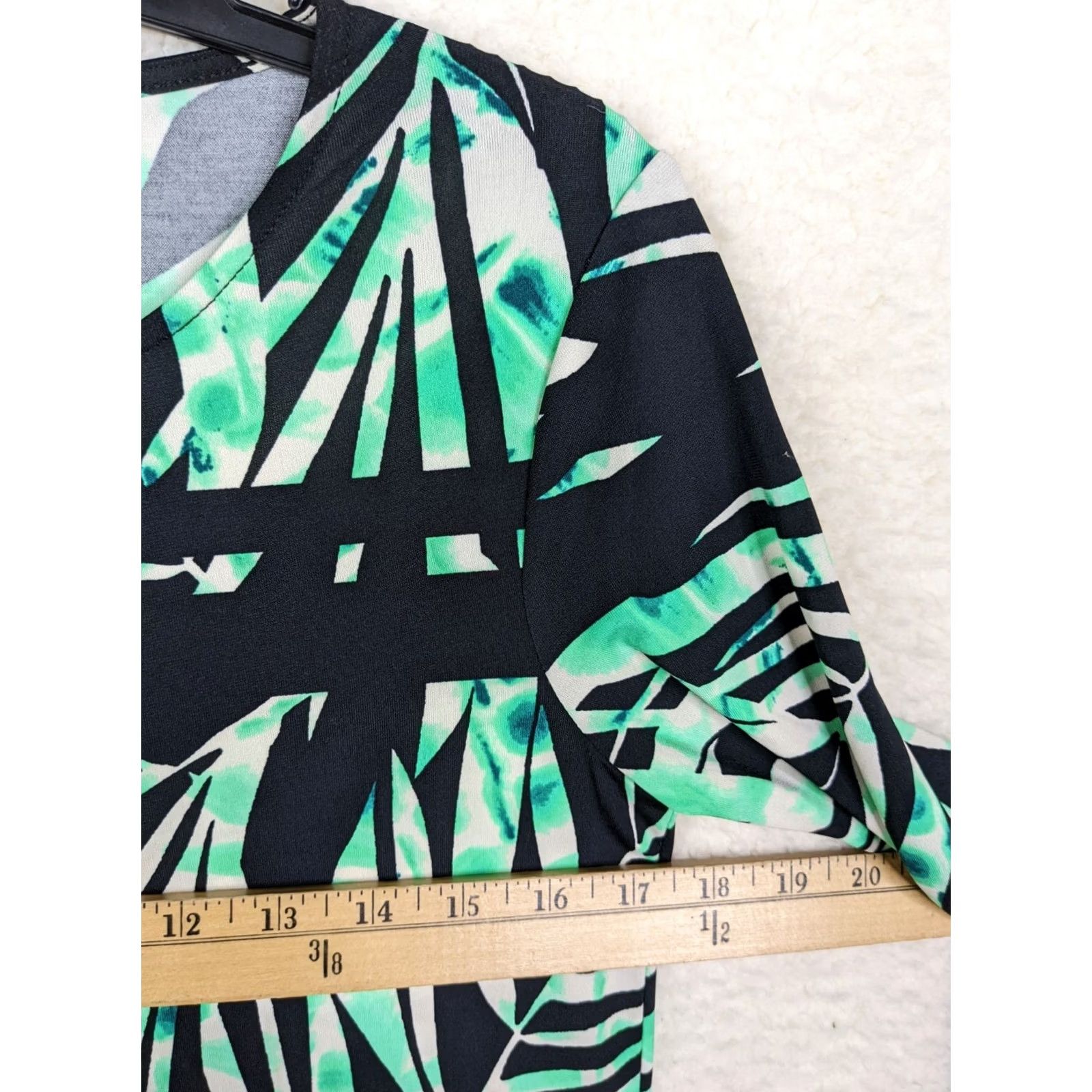 Bcbgmaxazria BCBGMAXAZRIA Dress XS Floral Print Round Neck Long Sleeve A-Line Vintage No Size XS / US 0-2 / IT 36-38 - 5 Thumbnail