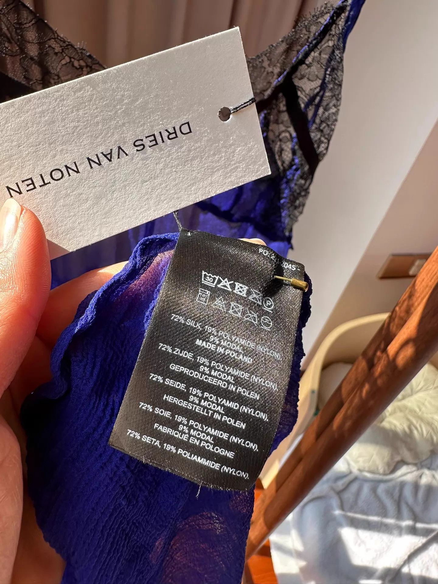 Dries Van Noten DVN Silk Double-Layered Structured Colorful Top Size 36 New Size XS / US 0-2 / IT 36-38 - 9 Thumbnail