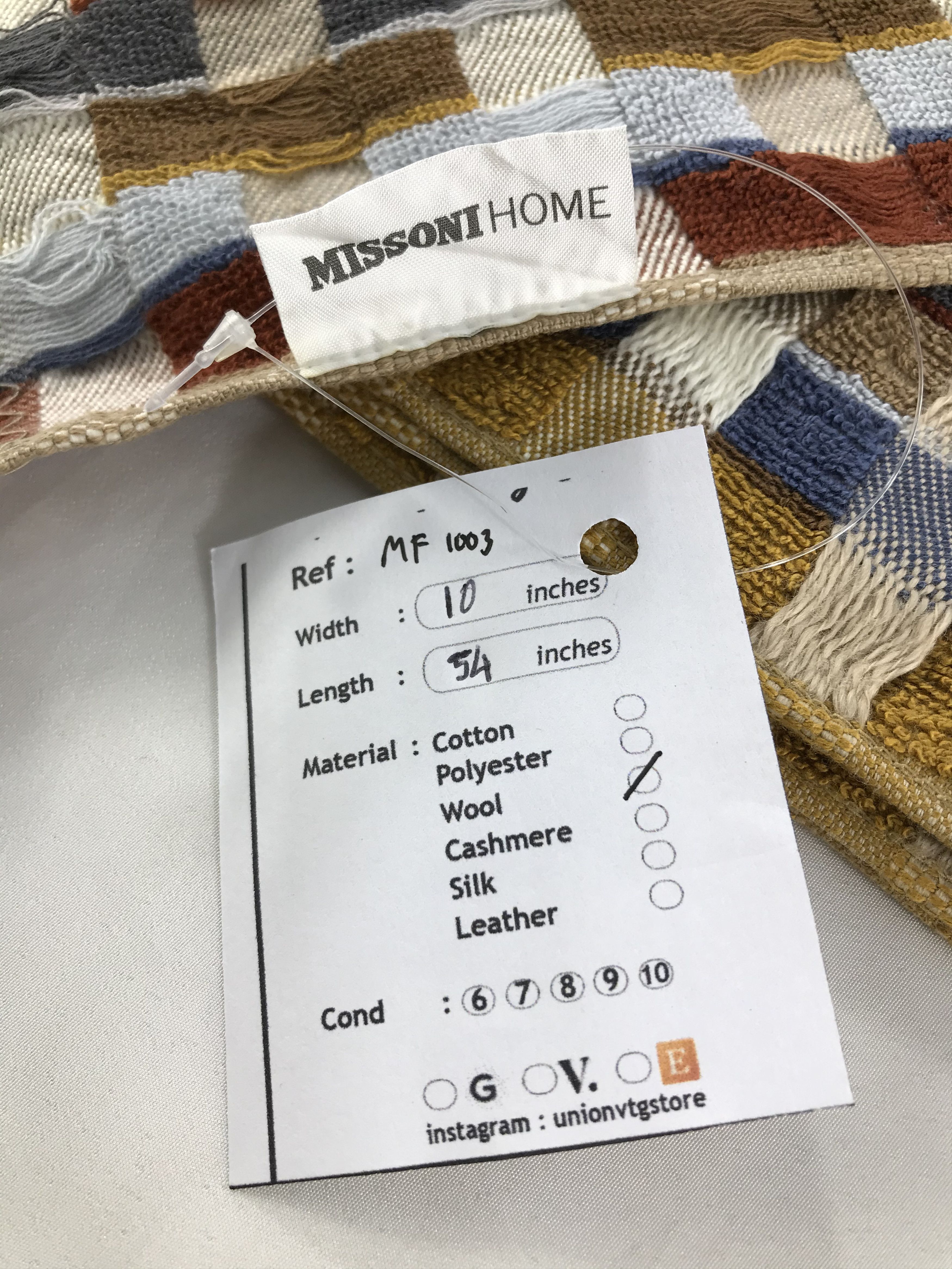 Missoni Vintage Missoni Scarf/Muffler/Neckwear MF1002 Size ONE SIZE - 5 Thumbnail