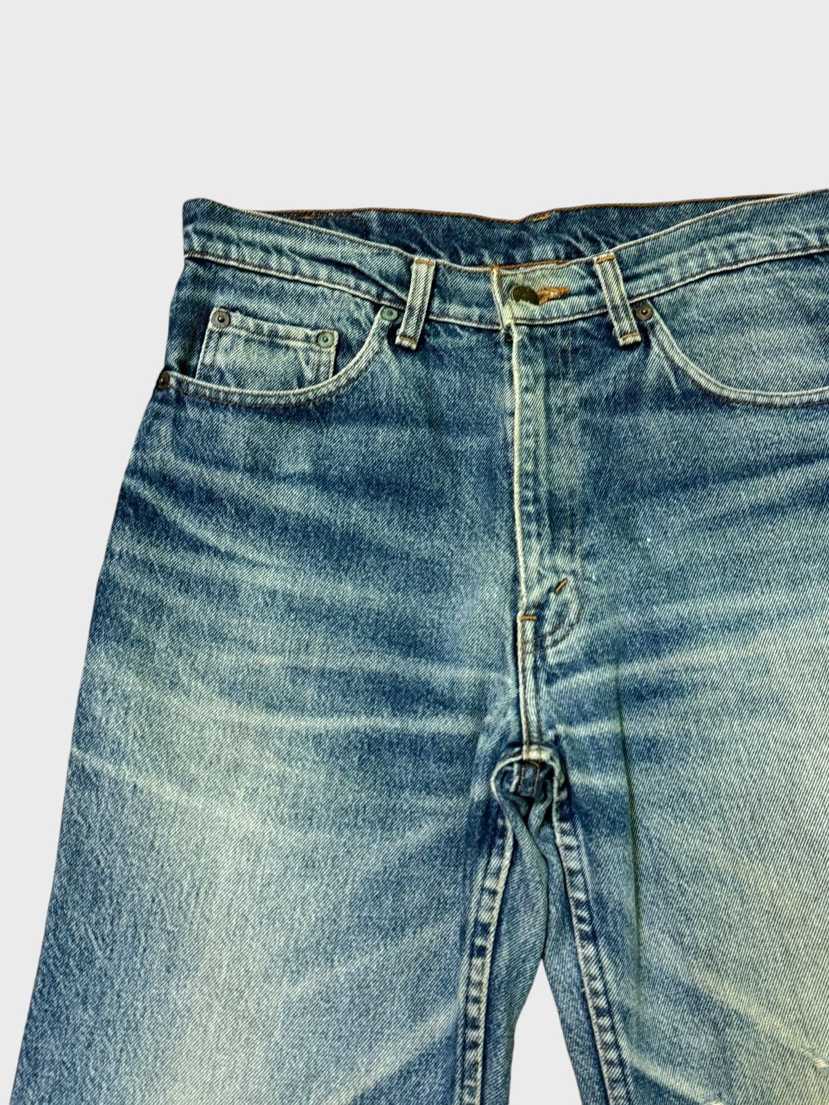 Levi's × Vintage Vintage Levi's 518 Distressed Stone Muddy Wash Denim Size US 31 - 4 Thumbnail