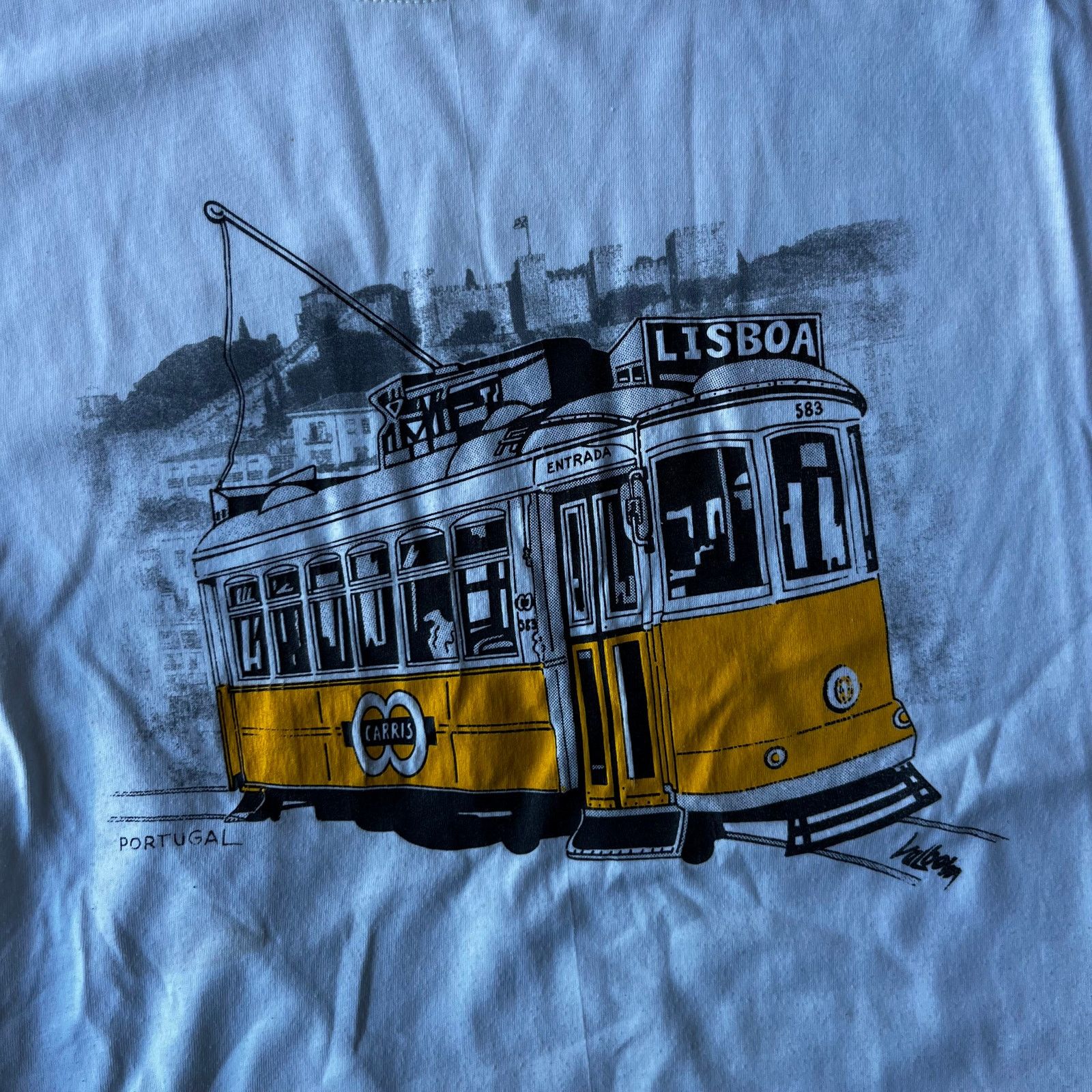 Vintage VINTAGE LISBOA PORTUGAL CARRIS PROMO ART TEE SHIRT 2XL 90S Size US XXL / EU 58 / 5 - 5 Thumbnail