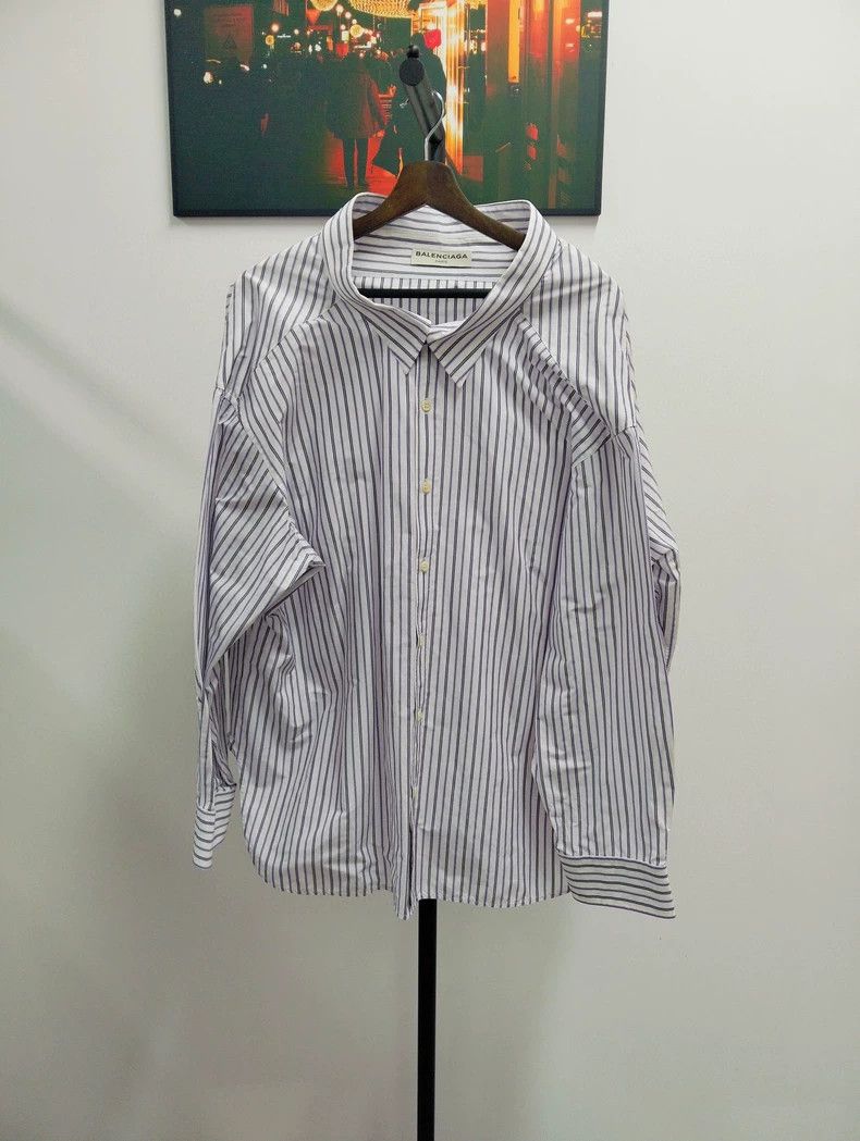 Balenciaga Balenciaga size 38 Striped shirt 2501-Nextarrow Size US M / EU 48-50 / 2 - 1 Thumbnail