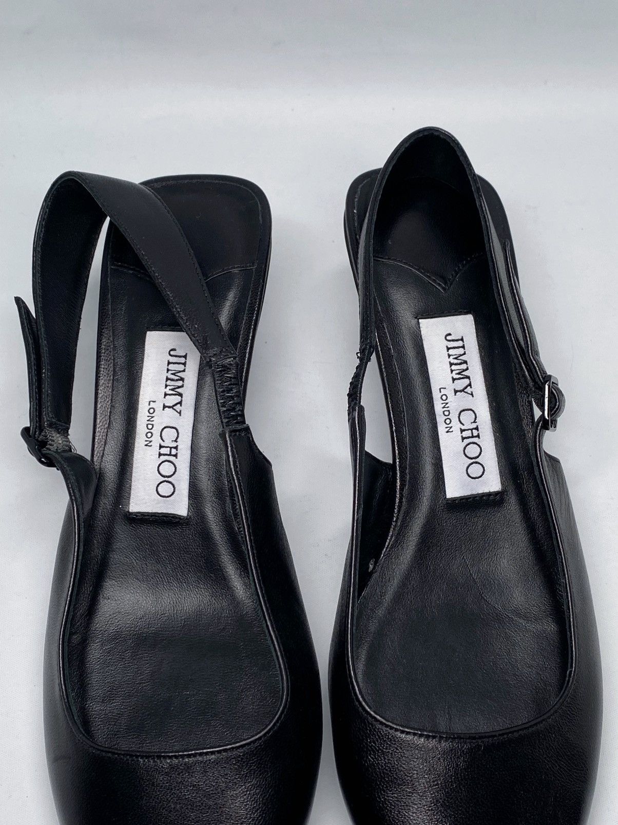 Jimmy Choo Jimmy Choo Amel 50MM Leather Slingback Pumps size 36 Size US 6 / IT 36 - 13 Thumbnail