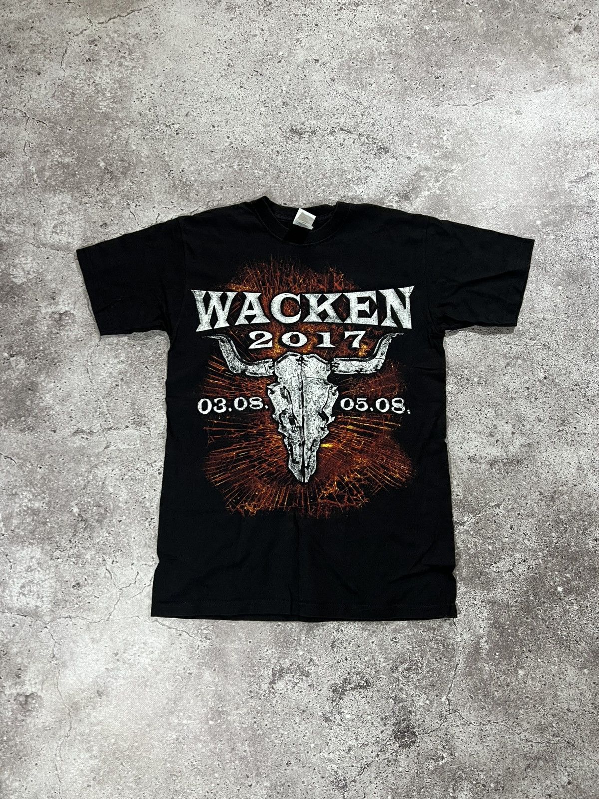 Band Tees 2017 Wacken Open Air Festival Metal Rock Music T-Shirt WOA Size US S / EU 44-46 / 1 - 1 Thumbnail