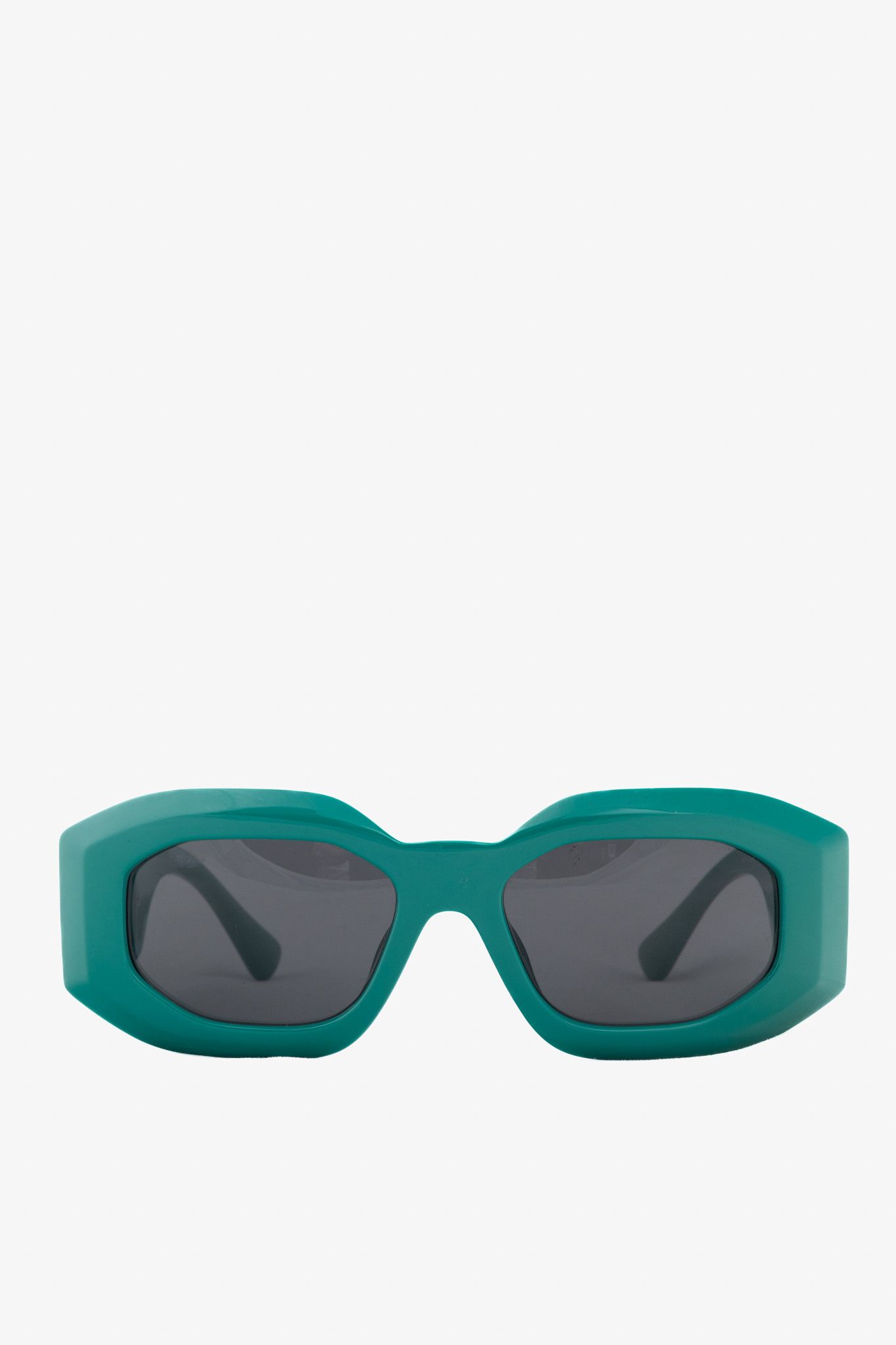Versace Versace VE4425U Green Medusa-Logo Rectangular Sunglasses Size ONE SIZE - 2 Thumbnail