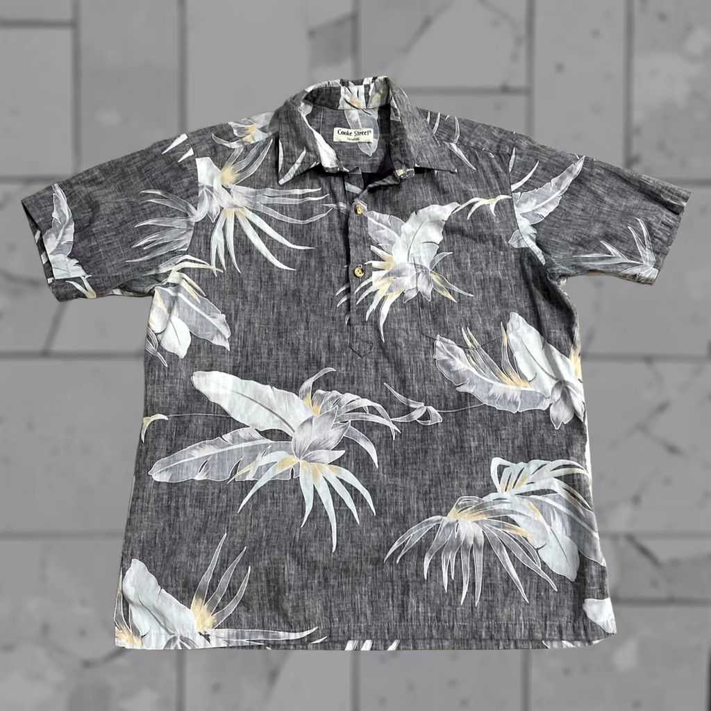 Vintage VTG Cooke Street Honolulu reversible floral print button-down shirt Mens L Size US L / EU 52-54 / 3 - 1 Thumbnail