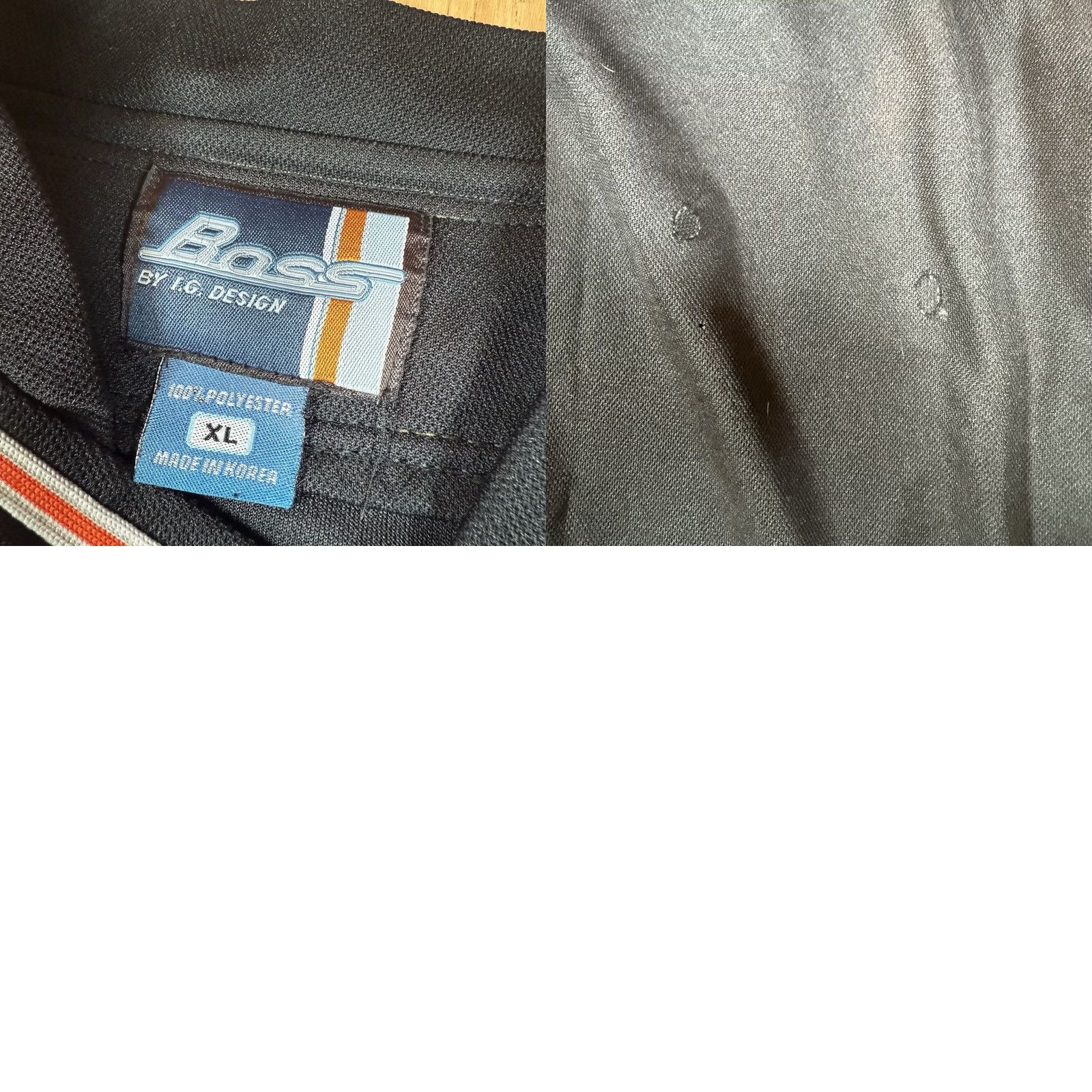 Vintage VINTAGE Boss Shirt XL Mens Black Orange Hip Hop 90s Baggy Jersey Baseball Jersey Size US XL / EU 56 / 4 - 8 Thumbnail