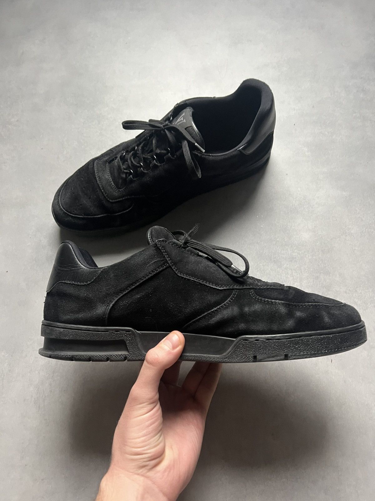 Louis Vuitton Louis Vuitton Suede Sneakers Size US 14 / EU 47 - 3 Thumbnail