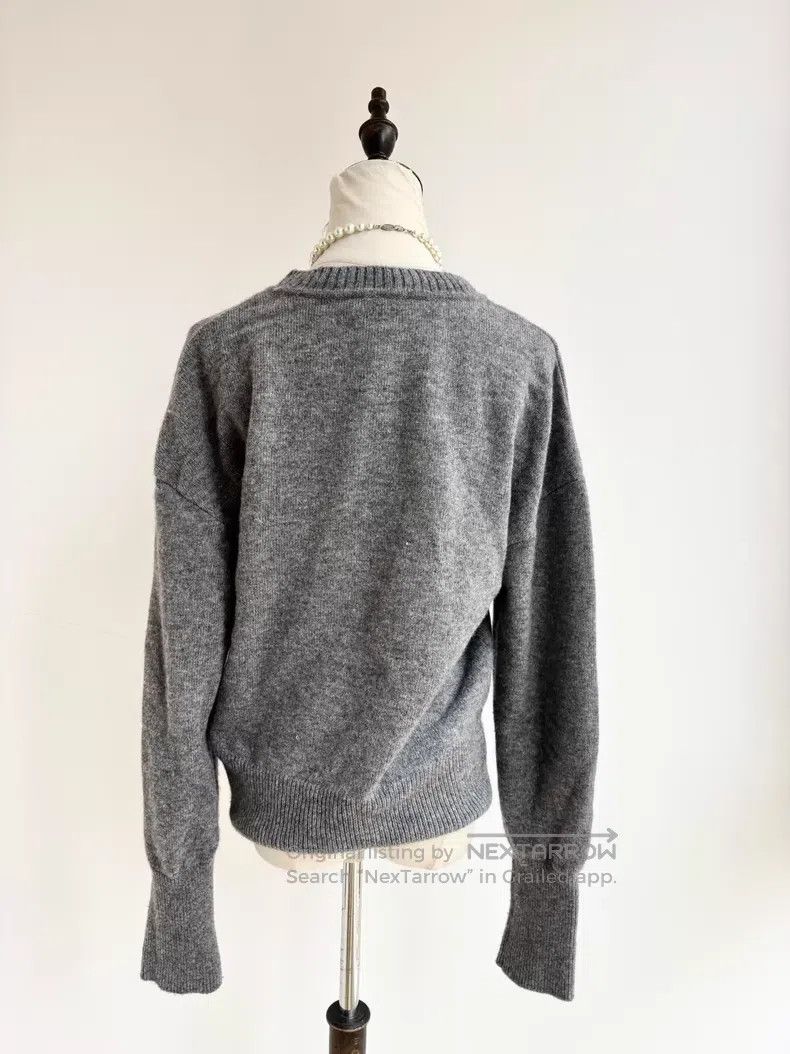 Vivienne Westwood Vivienne Westwood size 00 Gray heart knitted sweater Size ONE SIZE - 5 Thumbnail