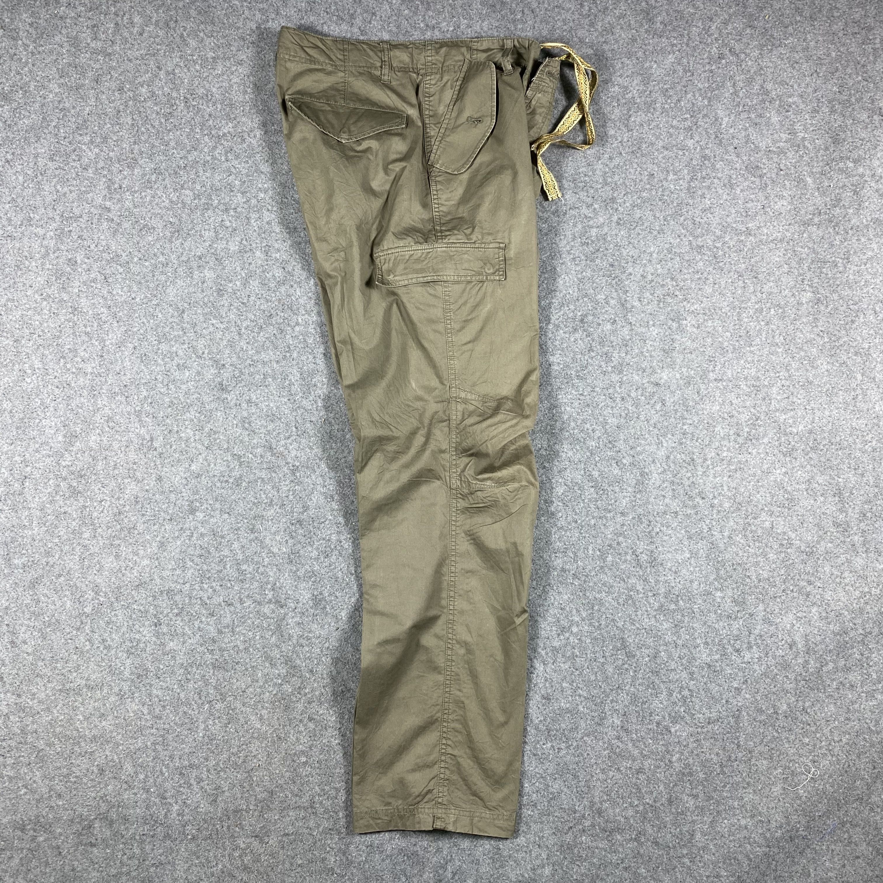 Japanese Brand Japanese Real Crush Multipocket Tactical Bondage Cargo Pants Size US 32 / EU 48 - 11 Thumbnail
