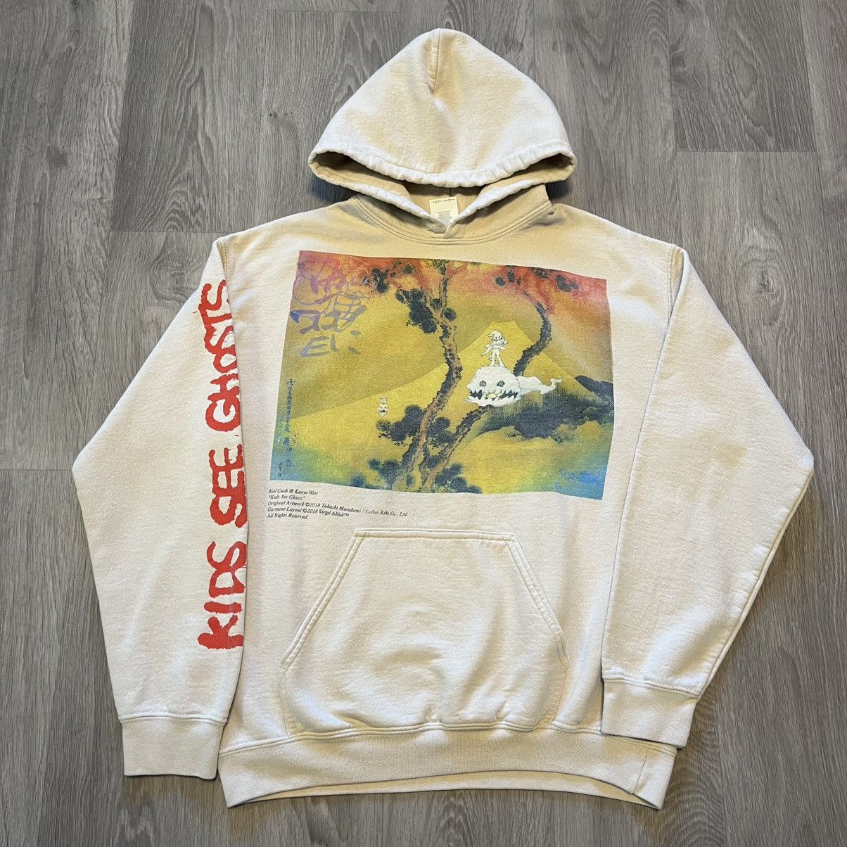 Kanye West Kanye West X Kid Cudi Sweatshirt Mens Medium Beige Hoodie Size US M / EU 48-50 / 2 - 1 Thumbnail