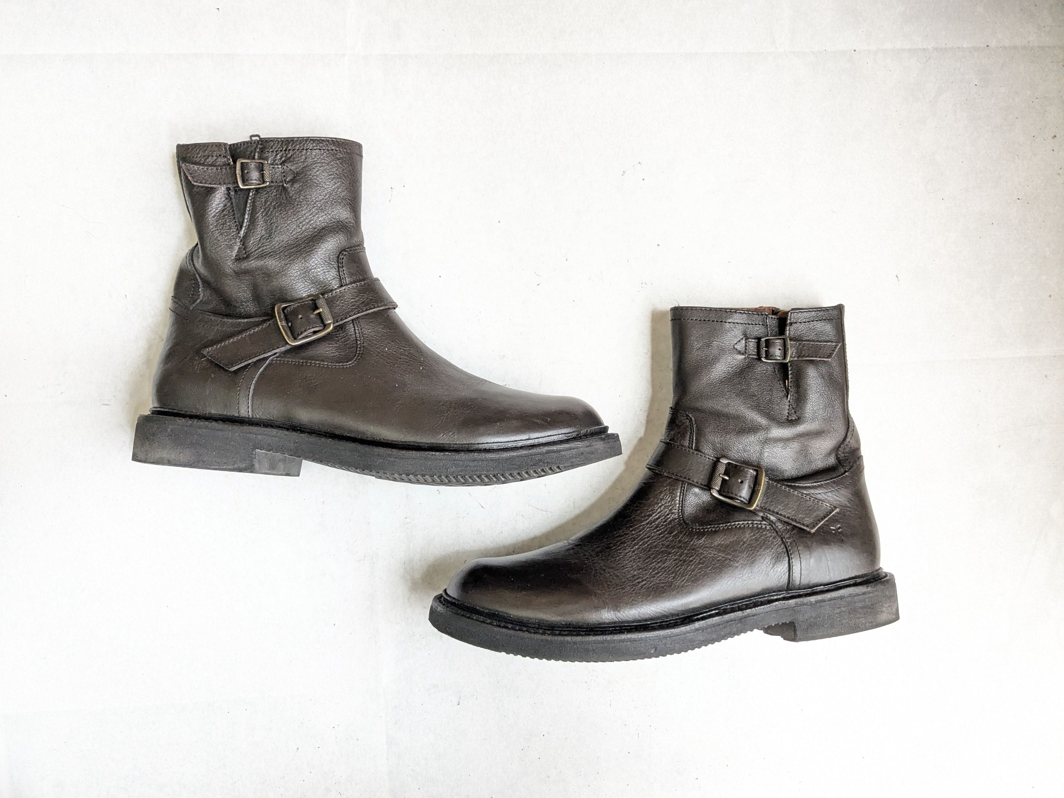 Frye Frye Engineer Boots Brown Leather 11.5 Motorcycle Biker Size US 11.5 / EU 44-45 - 1 Thumbnail