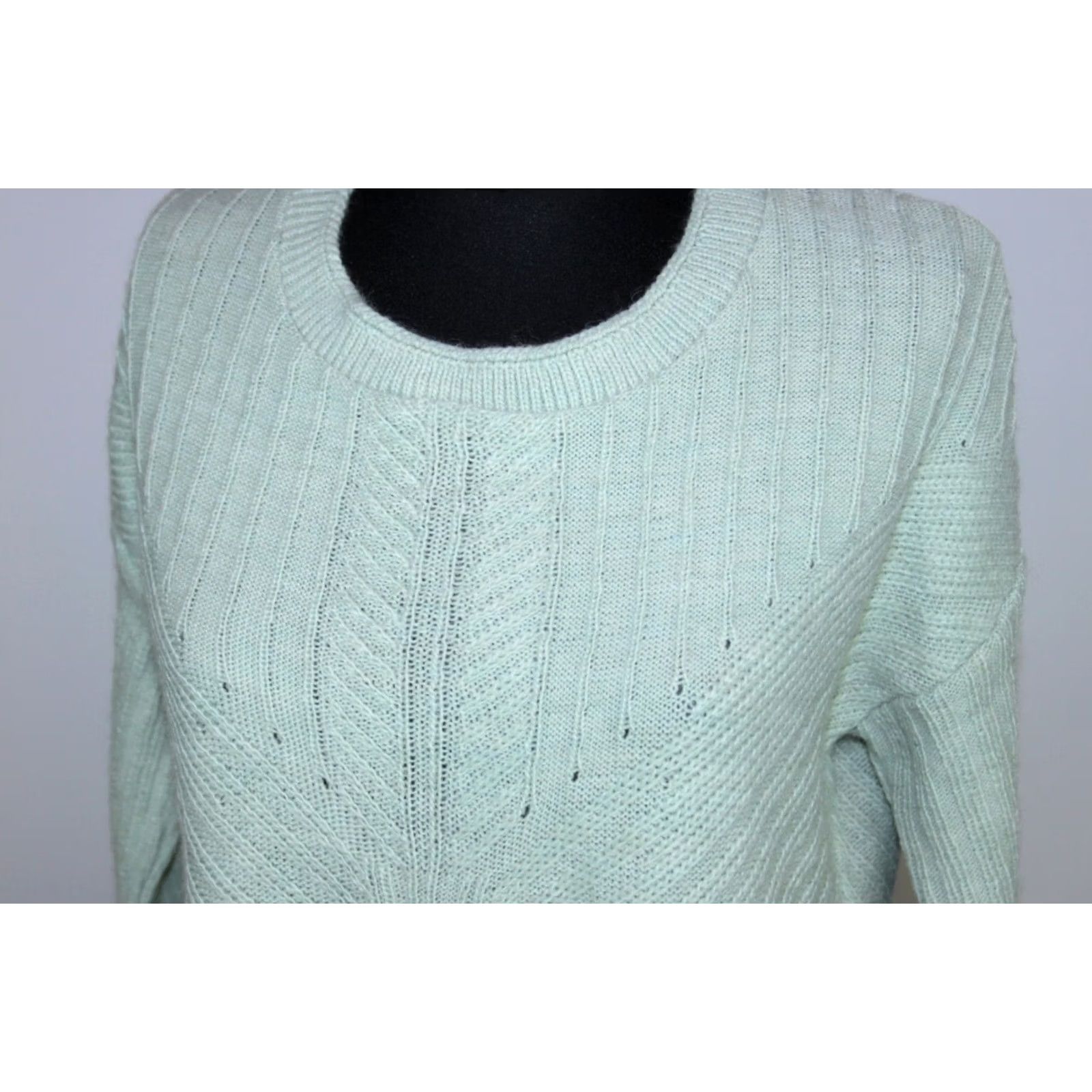 Vintage Odd Molly Green Pullover Womens Size 0 Alpaca Wool Sweater Size XS / US 0-2 / IT 36-38 - 3 Thumbnail