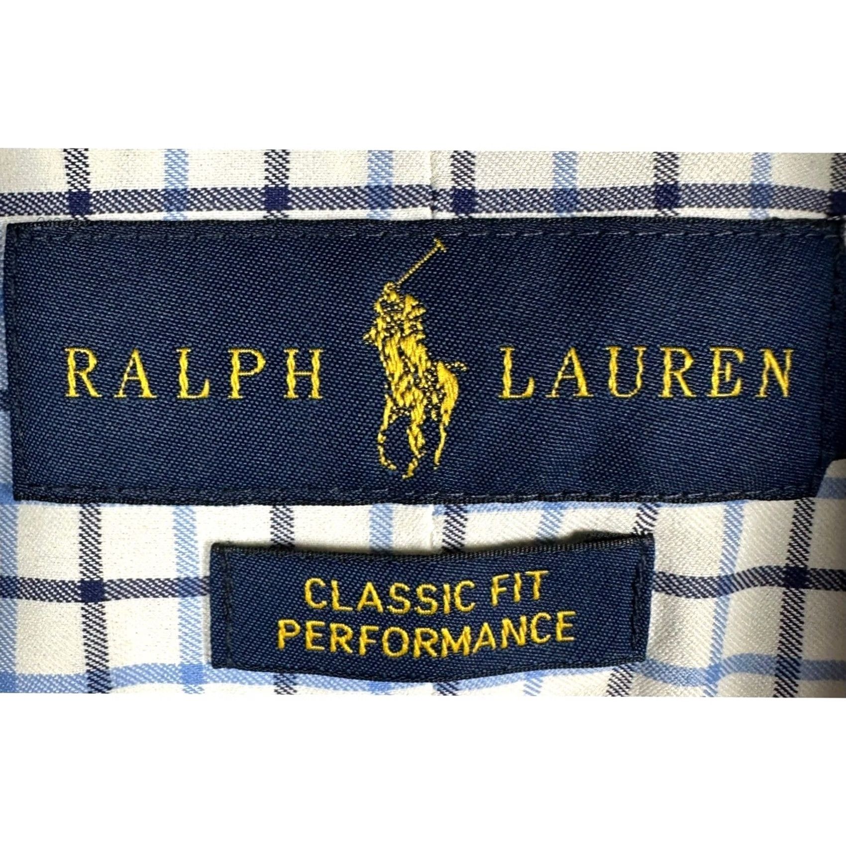 Ralph Lauren Ralph Lauren Shirt Mens XL Blue White Check Button-Down Classic Fit Performance Size US XL / EU 56 / 4 - 4 Thumbnail