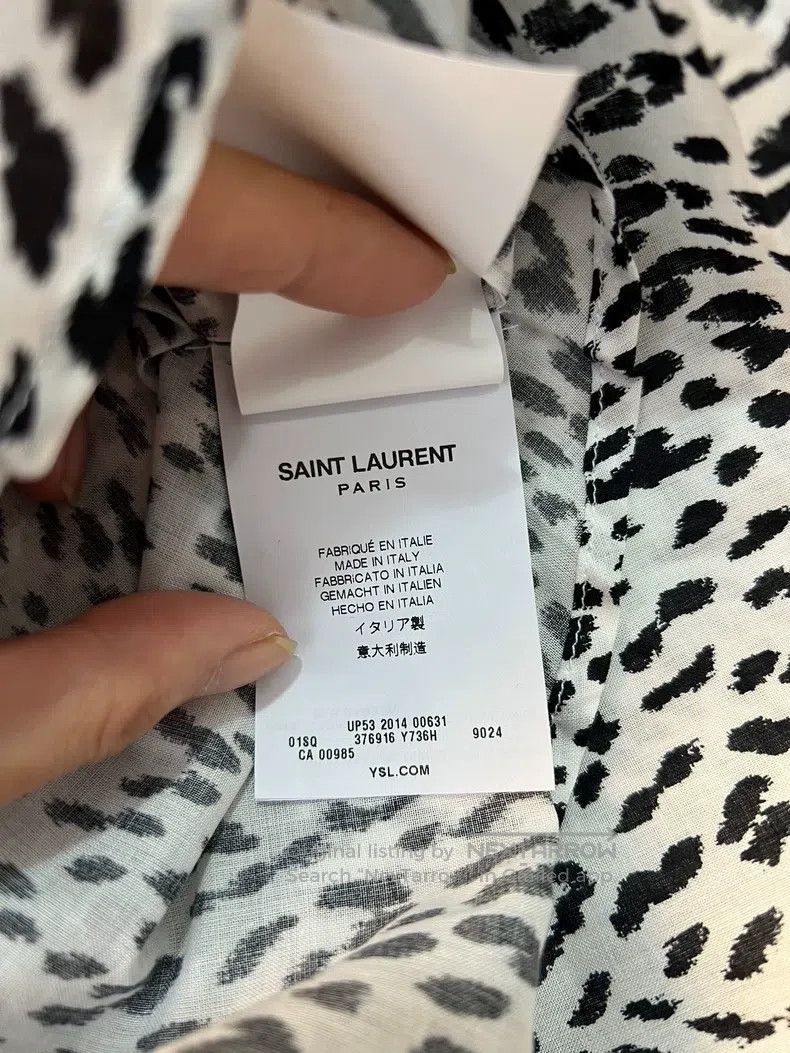 Saint Laurent Paris Saint Laurent Paris size 37 Shirt Size US M / EU 48-50 / 2 - 6 Thumbnail